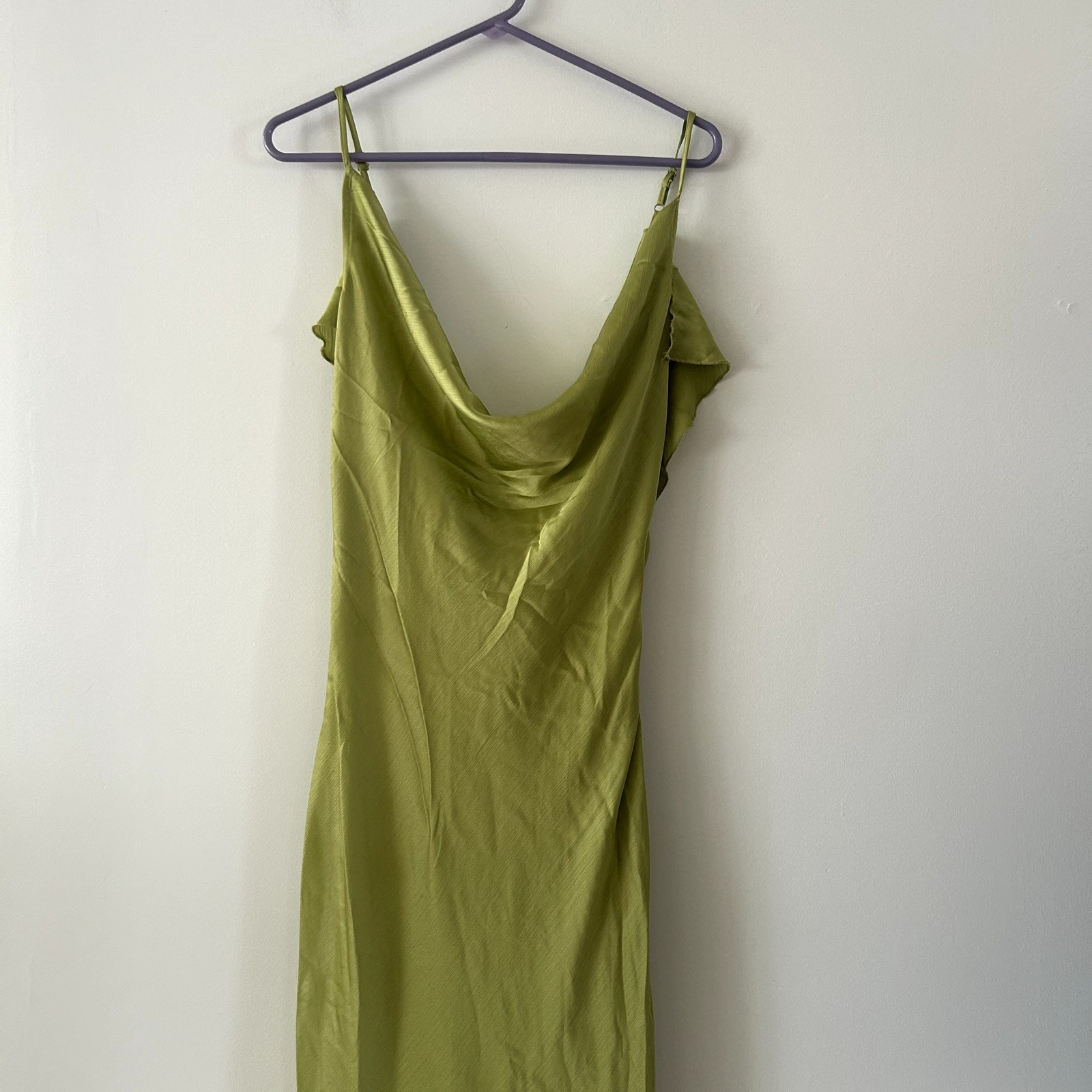 Peppermayo Jade Escape Ruffle Lime Green Maxi Dress NWT Size 8