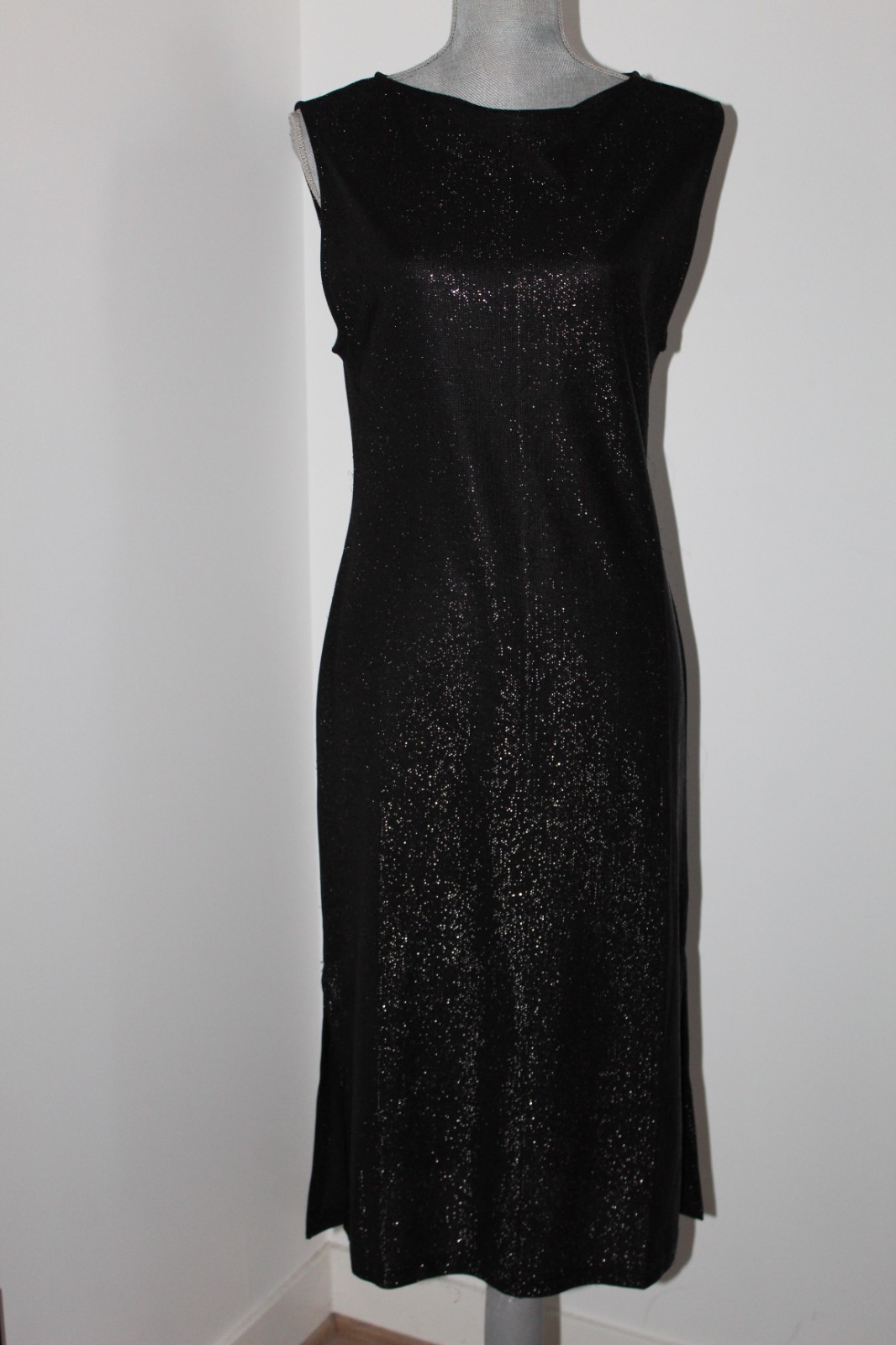 NWT Filippa K Venus Lurex Black Dress Eur 36 US 4/6