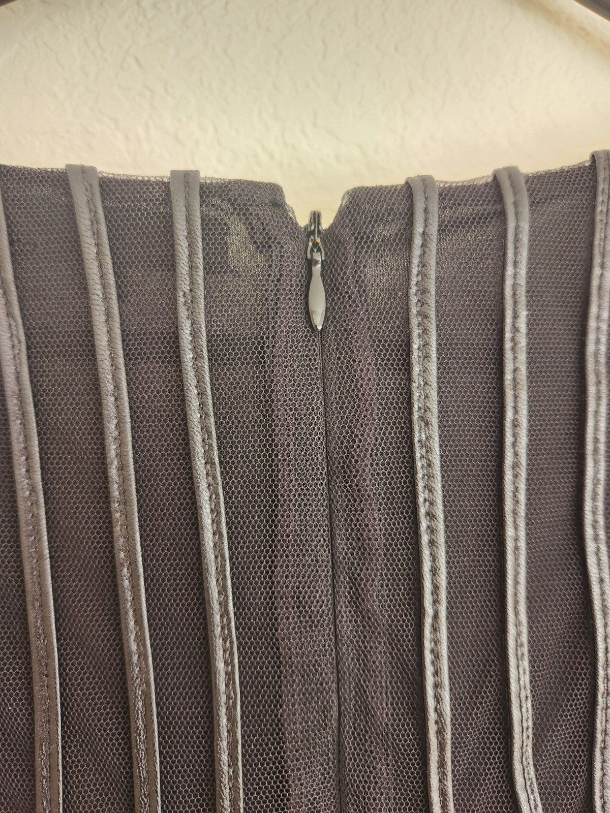 Parker Mesh Leather Overlay Lined Bodycon Dress (S, 4-6) – Genuine, NWOT
