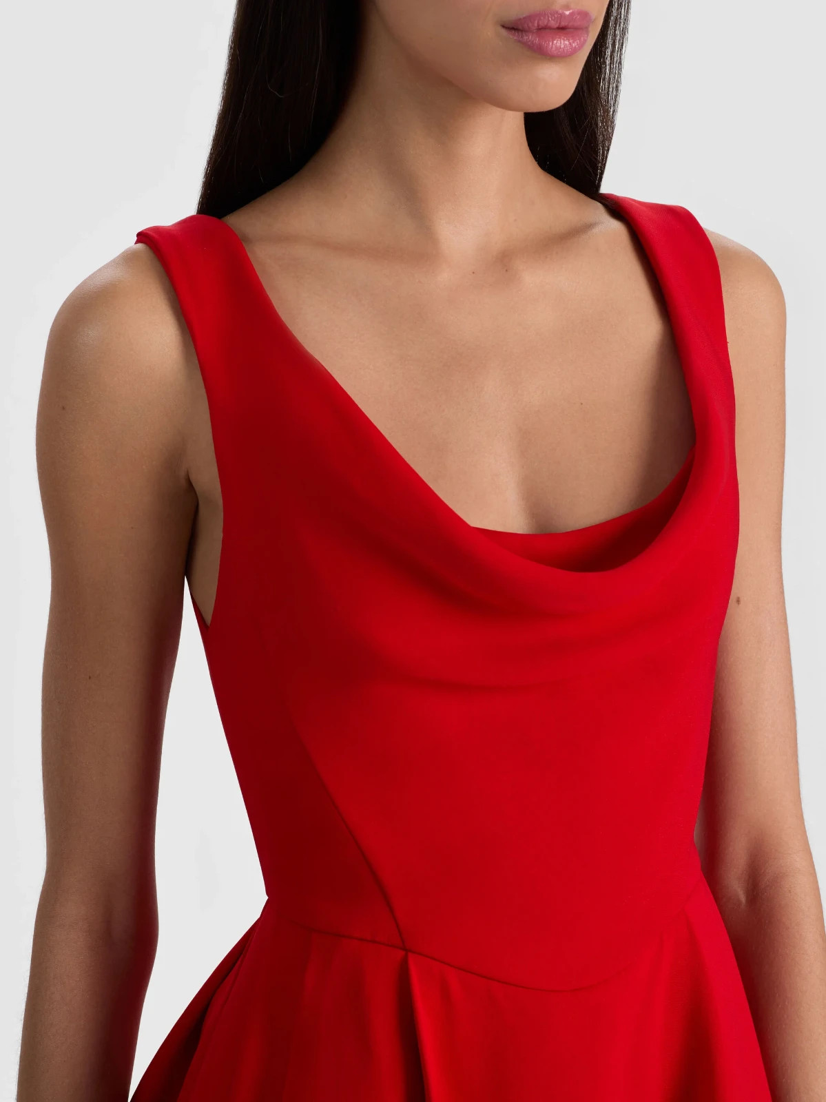 ALICE & OLIVIA (2) ESTRELLA CHILI PEPPER FIT N FLARE MINI DRESS NWT MSRP$550
