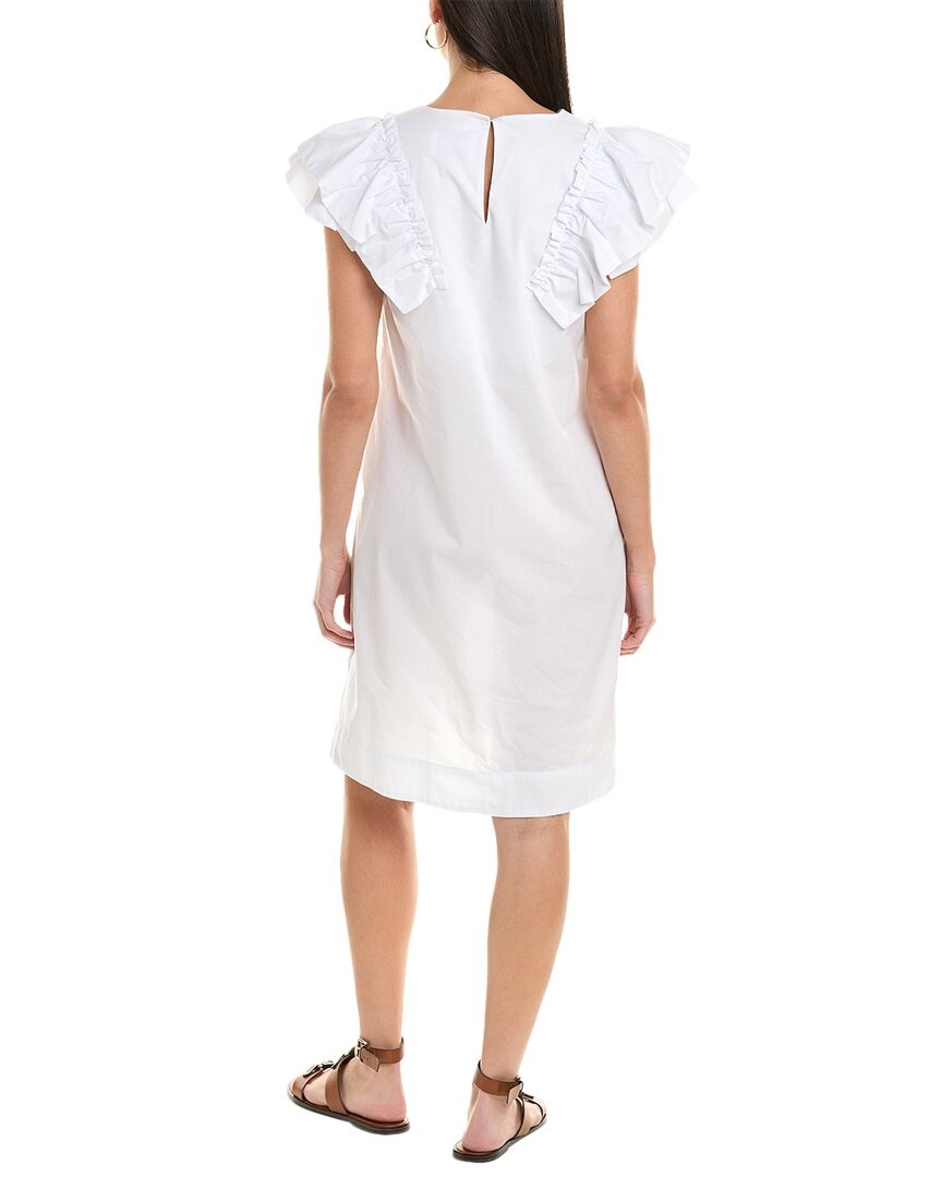 Alpha Studio Ruffle Sleeve Shift Dress Women’s
