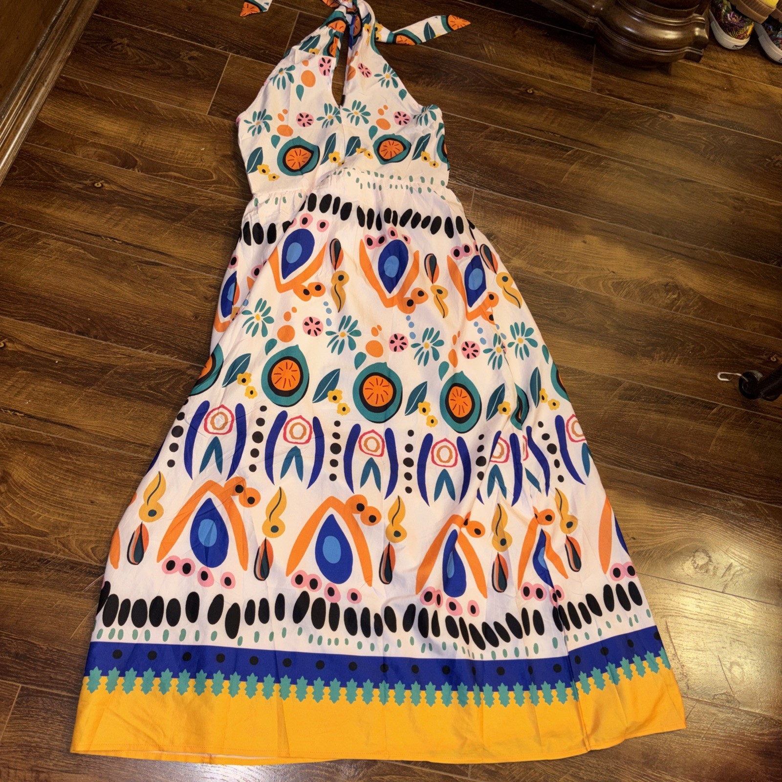 Miss Kelly 1999 Women’s SIZE large Summer Halter Dress