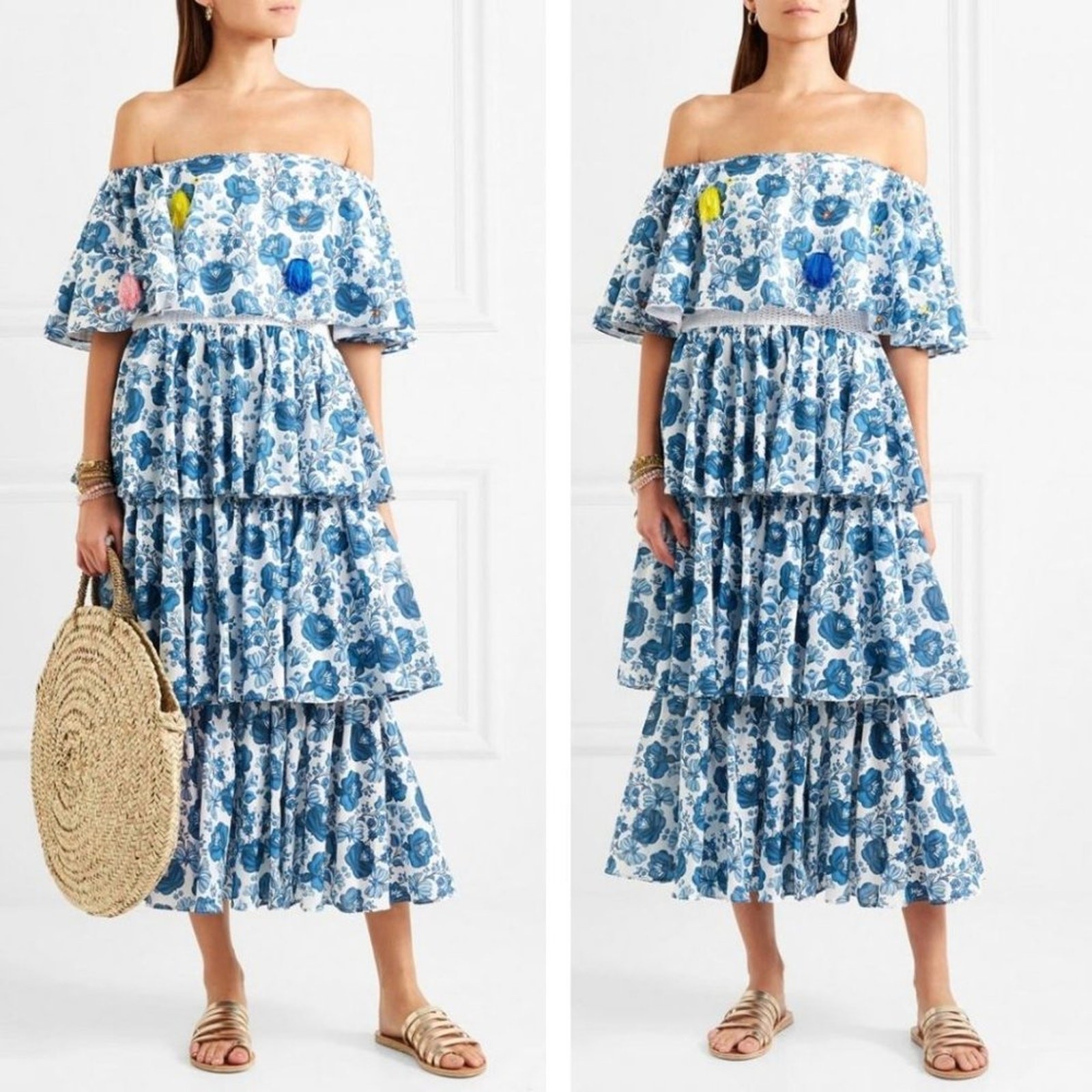 All Things Mochi Barta Midi Dress Excellent Pre-Loved Condition Small