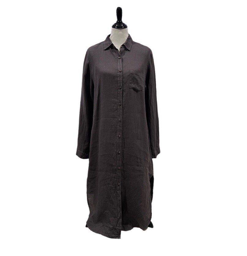 Stark x Women’s Linen Button Down Shirt Dress Size Large