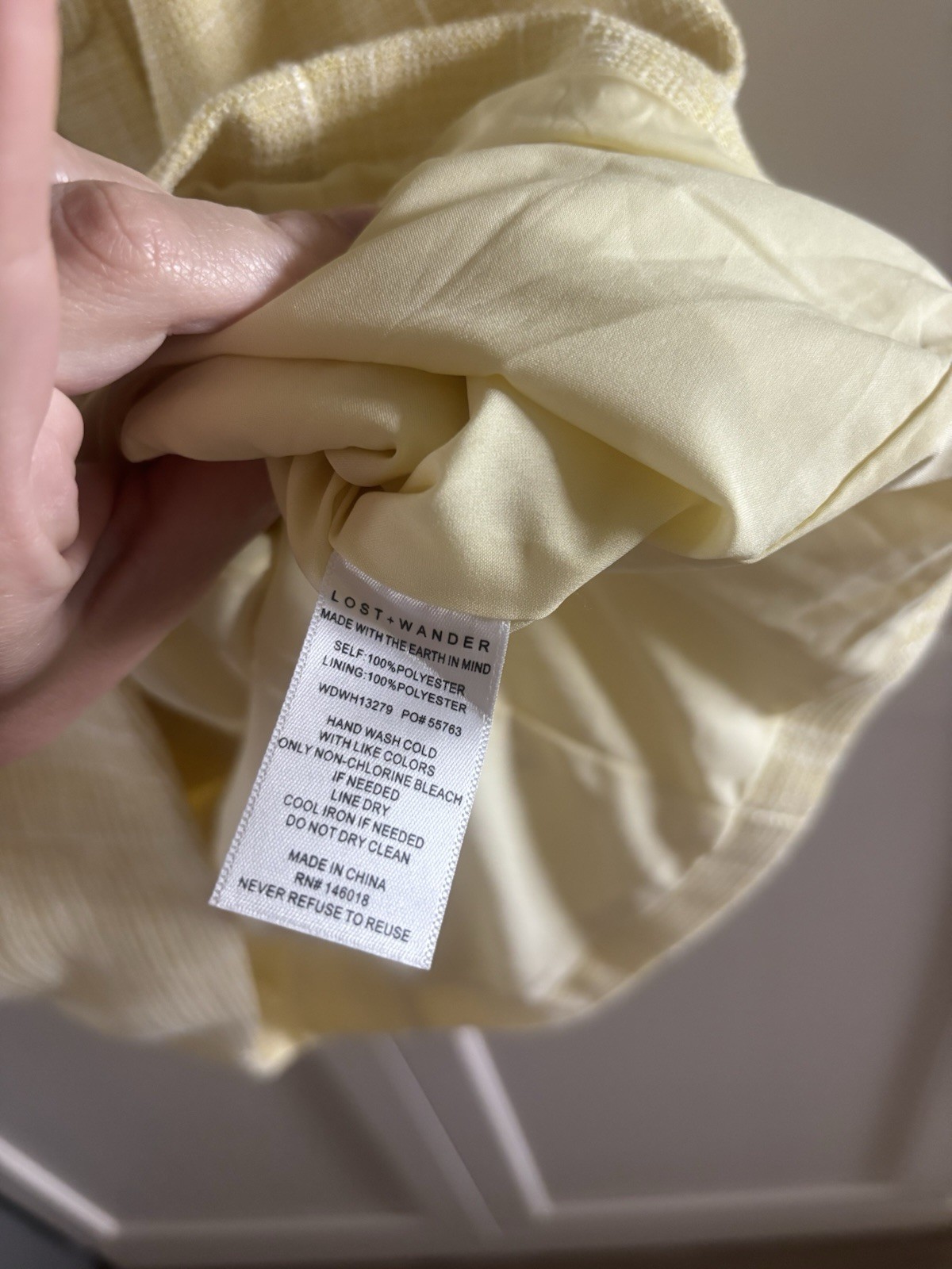XS Lost + Wander “Golden Hour” sleeveless tweed mini dress in Lemon Drop Yellow