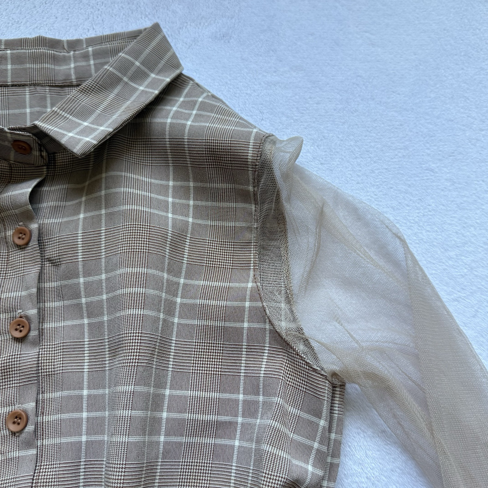 VTG Bespoke Handmade Unlabeled Dress S Cottagecore Prairie Trad 60s Layer Flare
