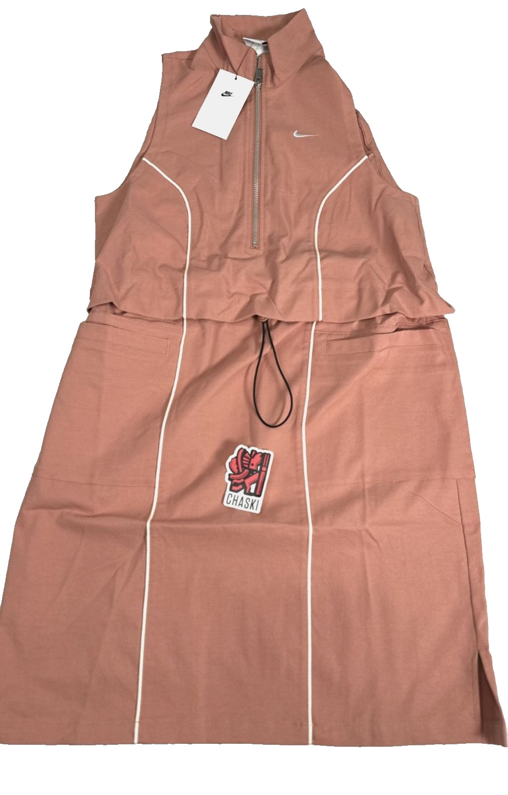 Nike Street SL Dress Mauve Pockets sport casual dress Women’s Medium FN2286 212