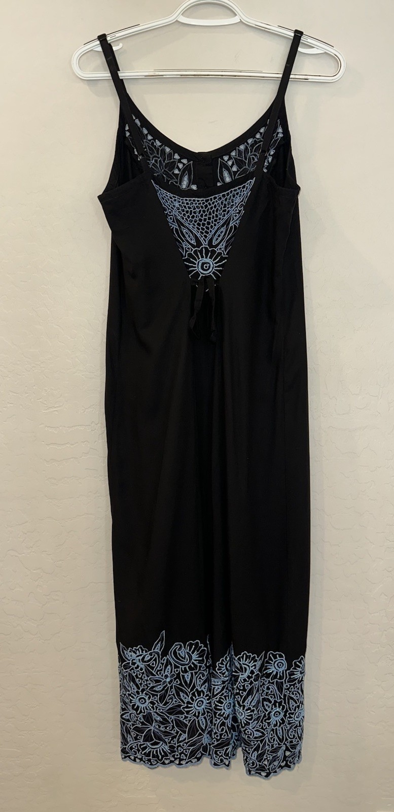 Y2K Button Down Embroidered Lace Bohemian Dress 90’s Western
