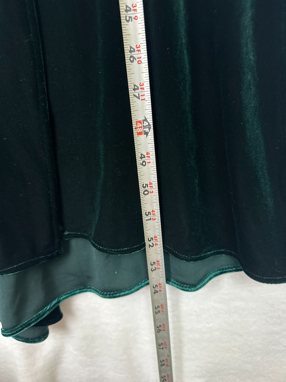 AQUA Strapless Velvet Gown 10 Hunter Green Ruched High Slit Draped Pleated NWT