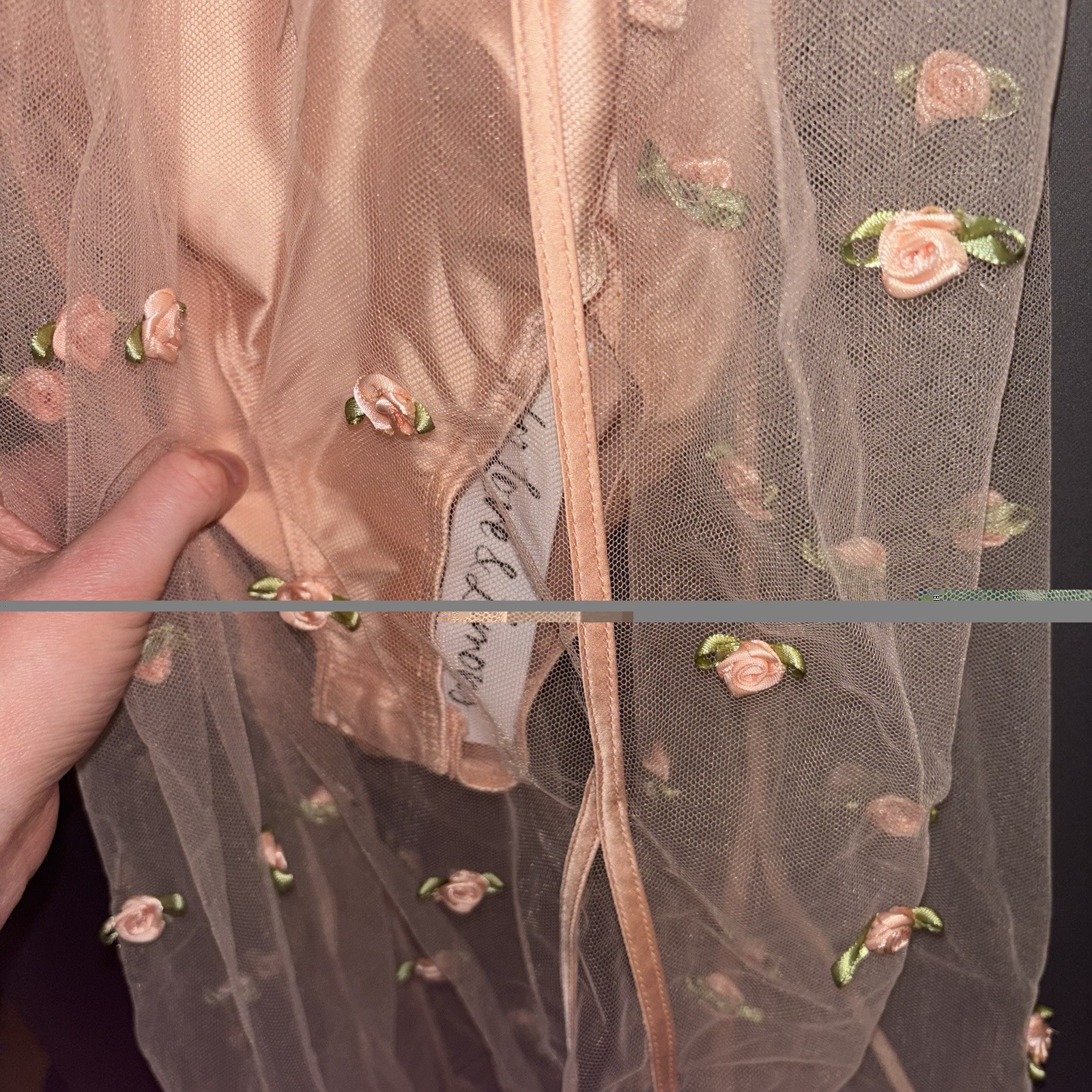 For Love & Lemons Jasmine Rosette Maxi Dress Size Small New With Tags