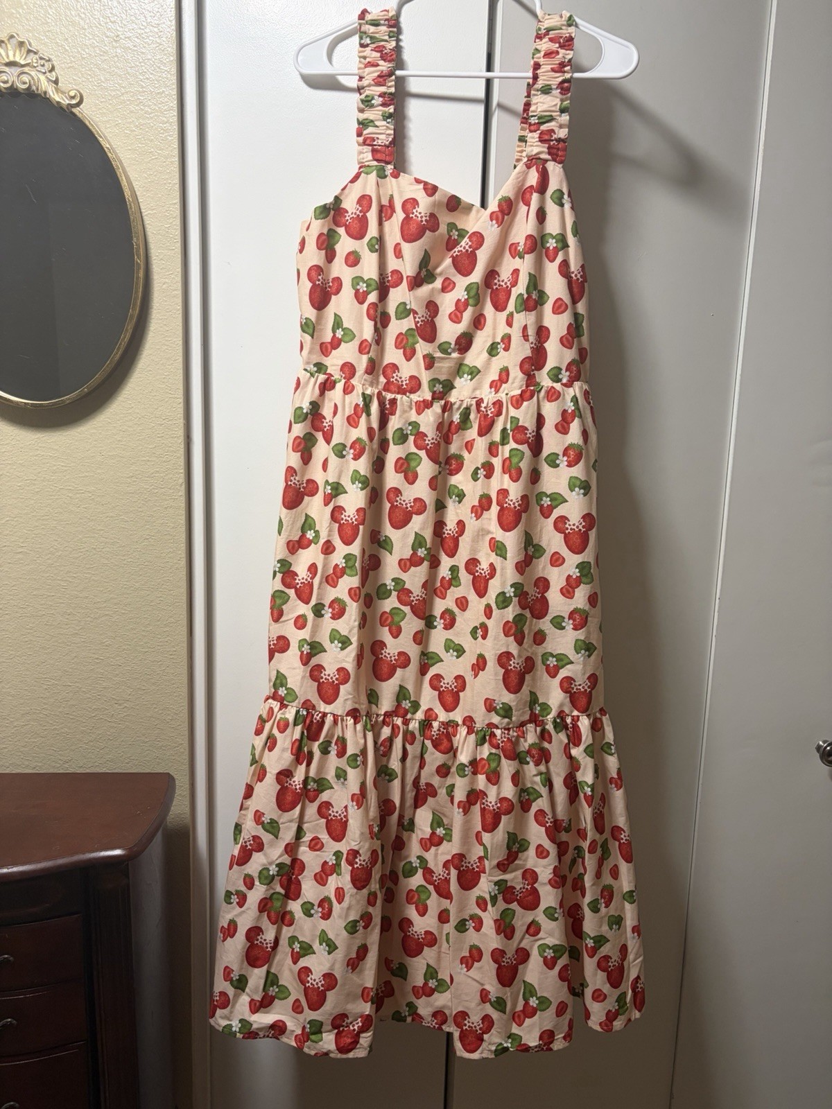 Disney Parks Minnie Mouse Icon Strawberry Dress for Women NWT (L)