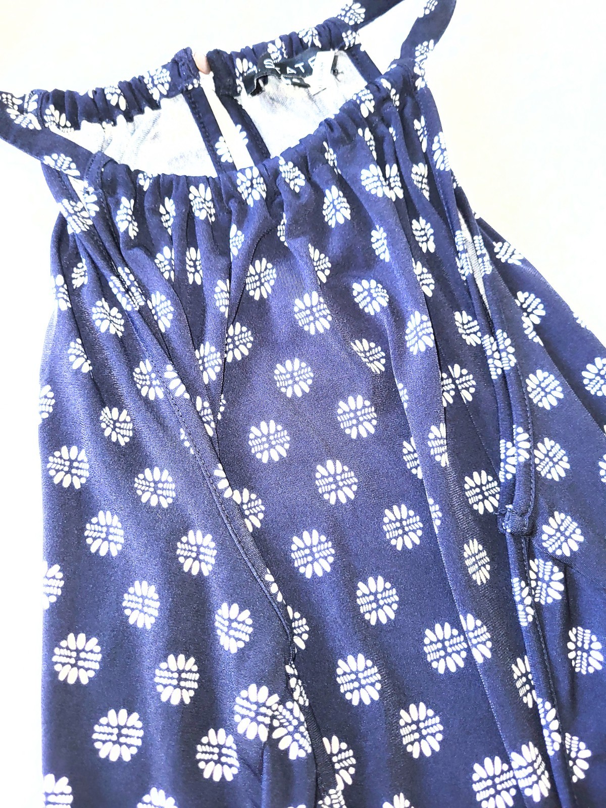 NWOT 1. State Floral Patterned Knotted Tie Waist Wrap Maxi Dress Small