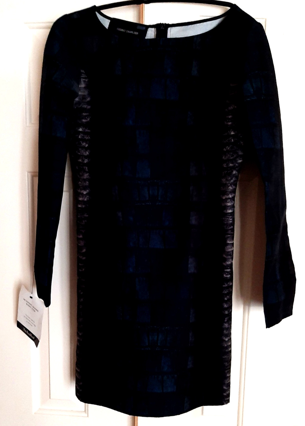 Cedric Charlier Dress Womens 6 Cocktail Party Black