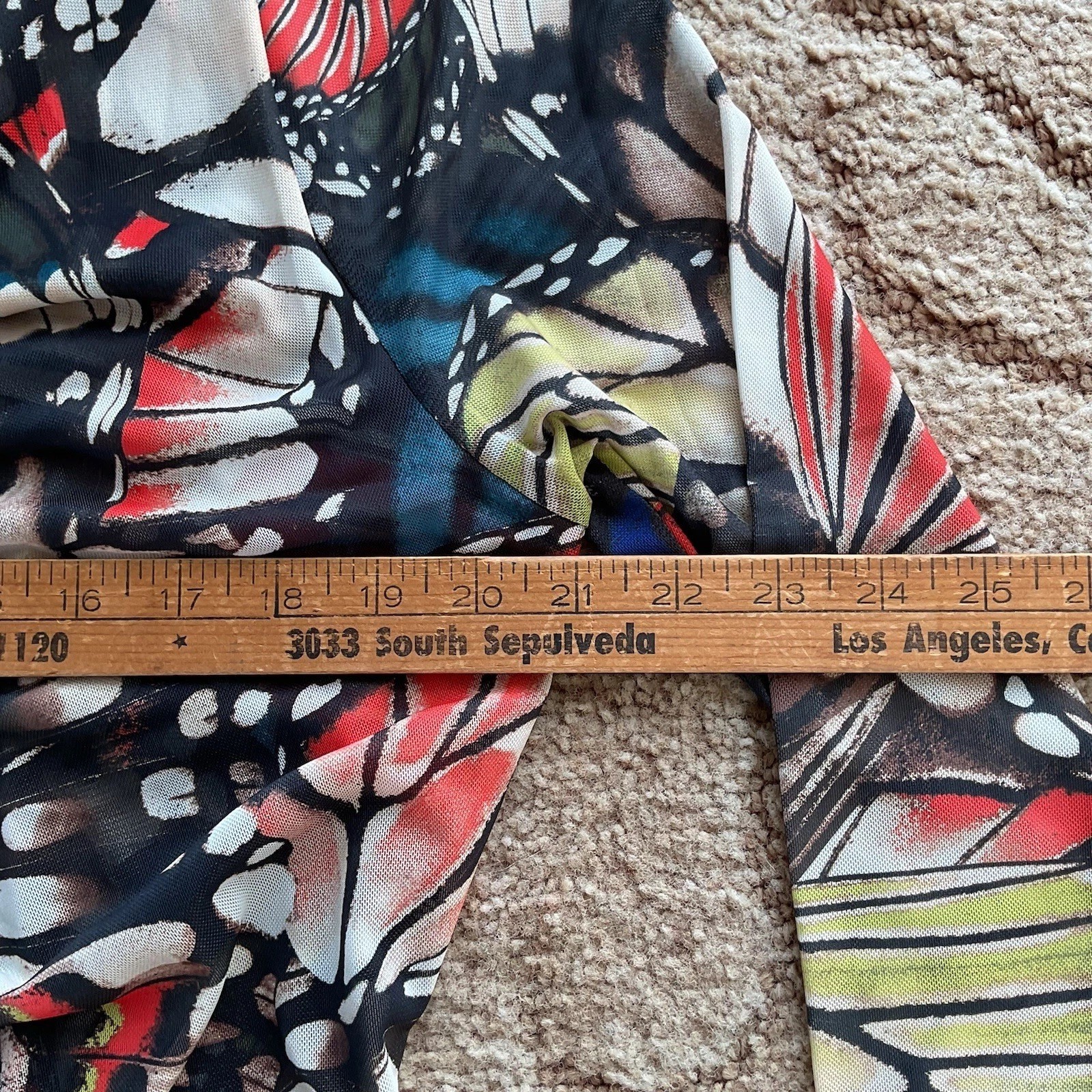NWT ($90) ASHLEY GRAHAM Sz 0X Butterfly AOP Bodycon Semi-Sheer Lined Maxi Dress