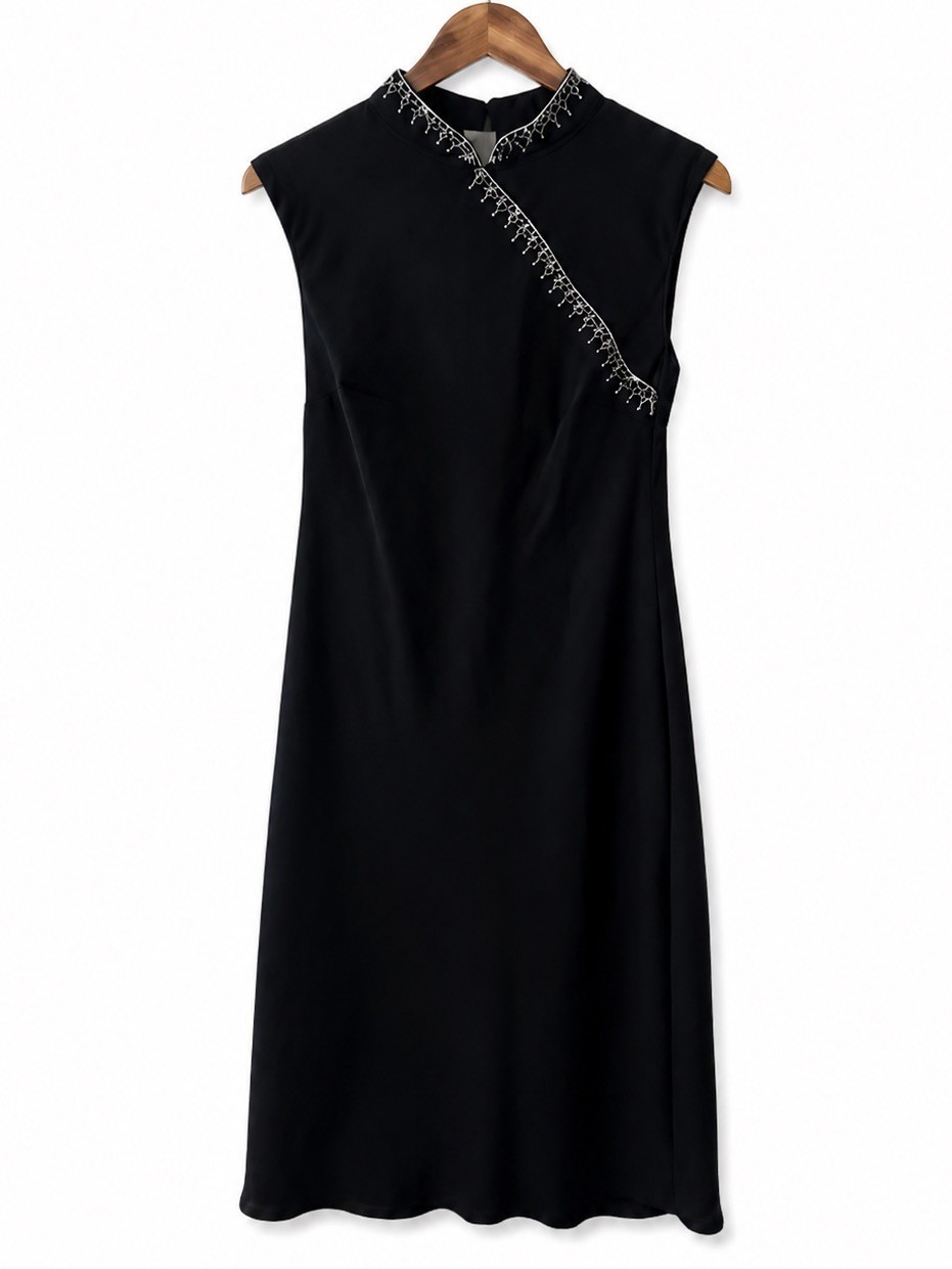 Evan-Picone Black Midi Elegant Cocktail Dress 12
