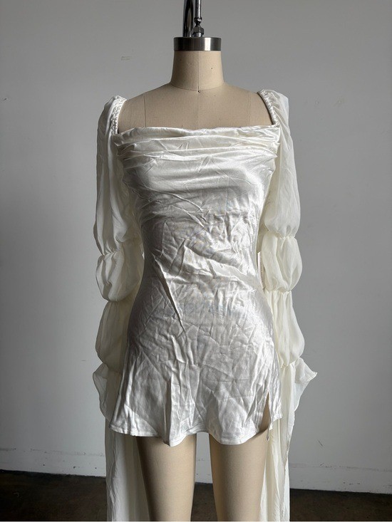 $329 NWT For Love And Lemons “Willow” Ruched Mini Dress Sz X-Large