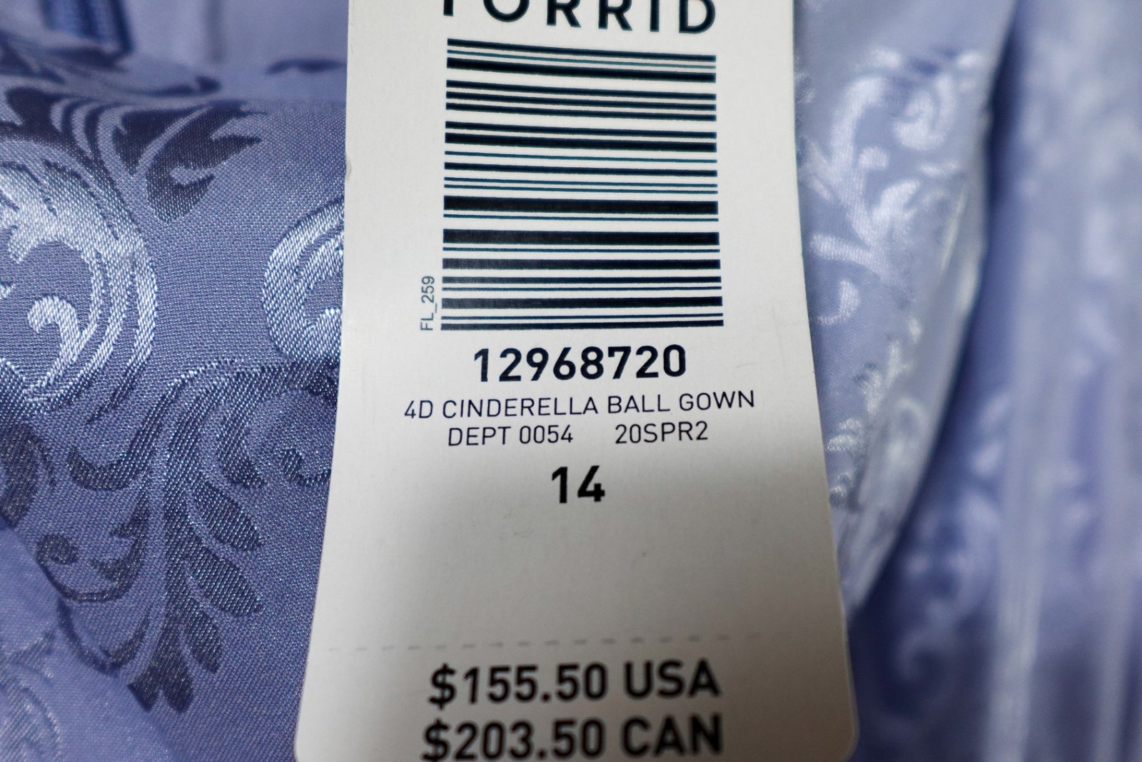 Torrid Disney Princess, New Event Dress, 14