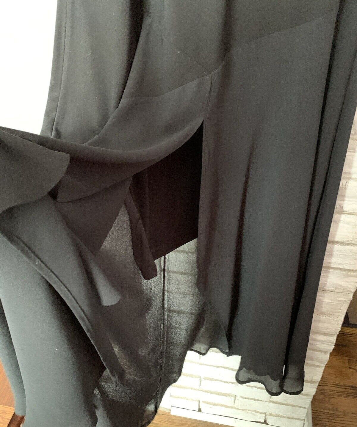 PICADILLY Women’s Size M Black Mini/Maxi Dress, Sleeveless with Silver Rings