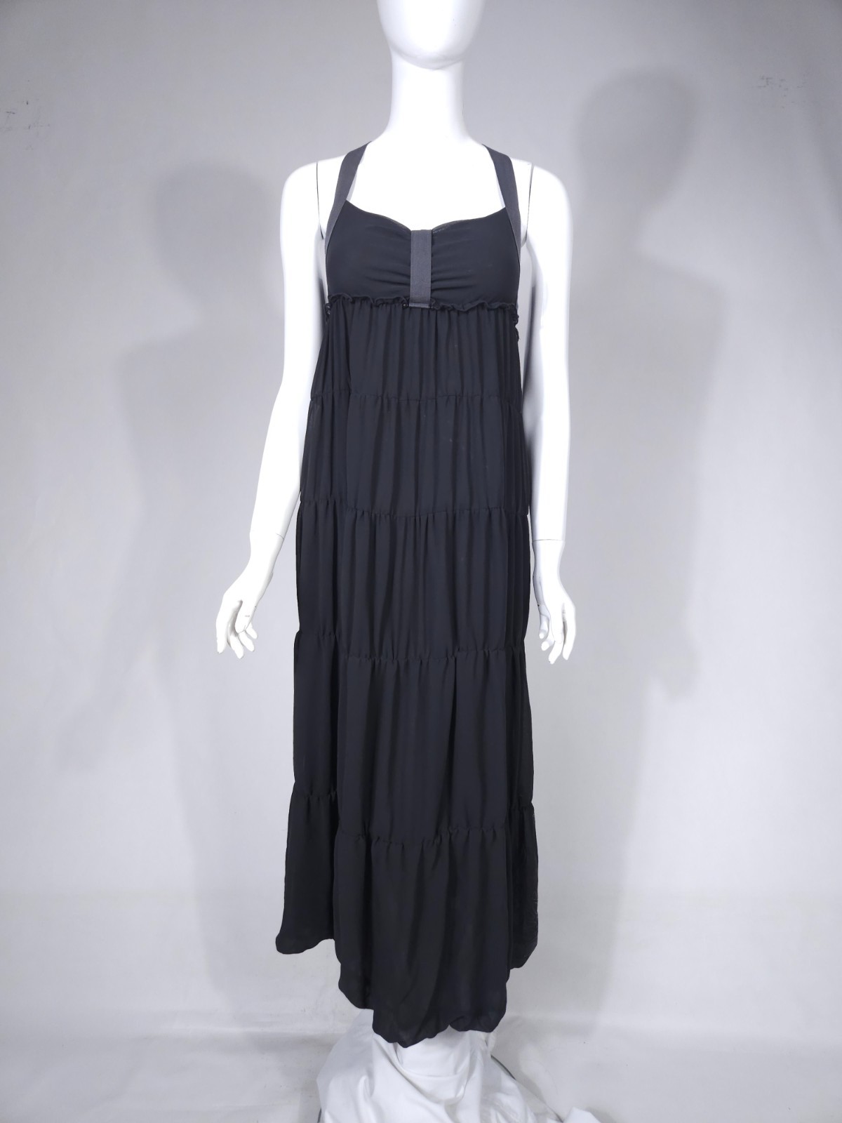 Cop Copine Halter Dress Sleeveless Long Maxi size 40/L