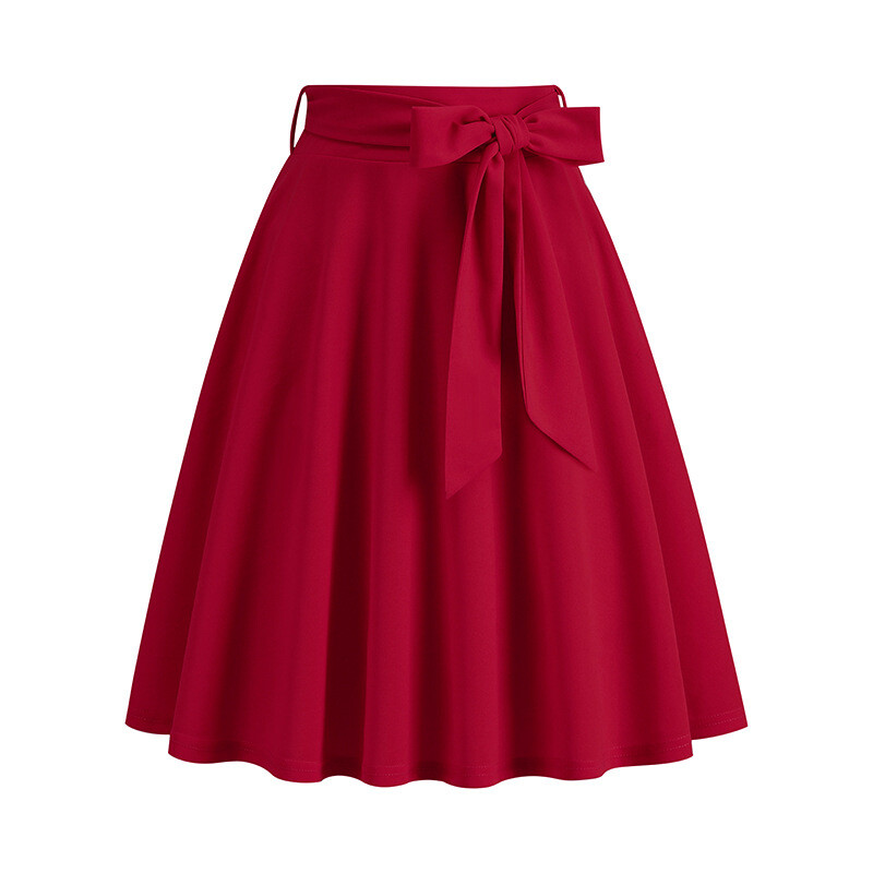 Europe America Women’s style Elegant temperament belt Half length skirt clothing