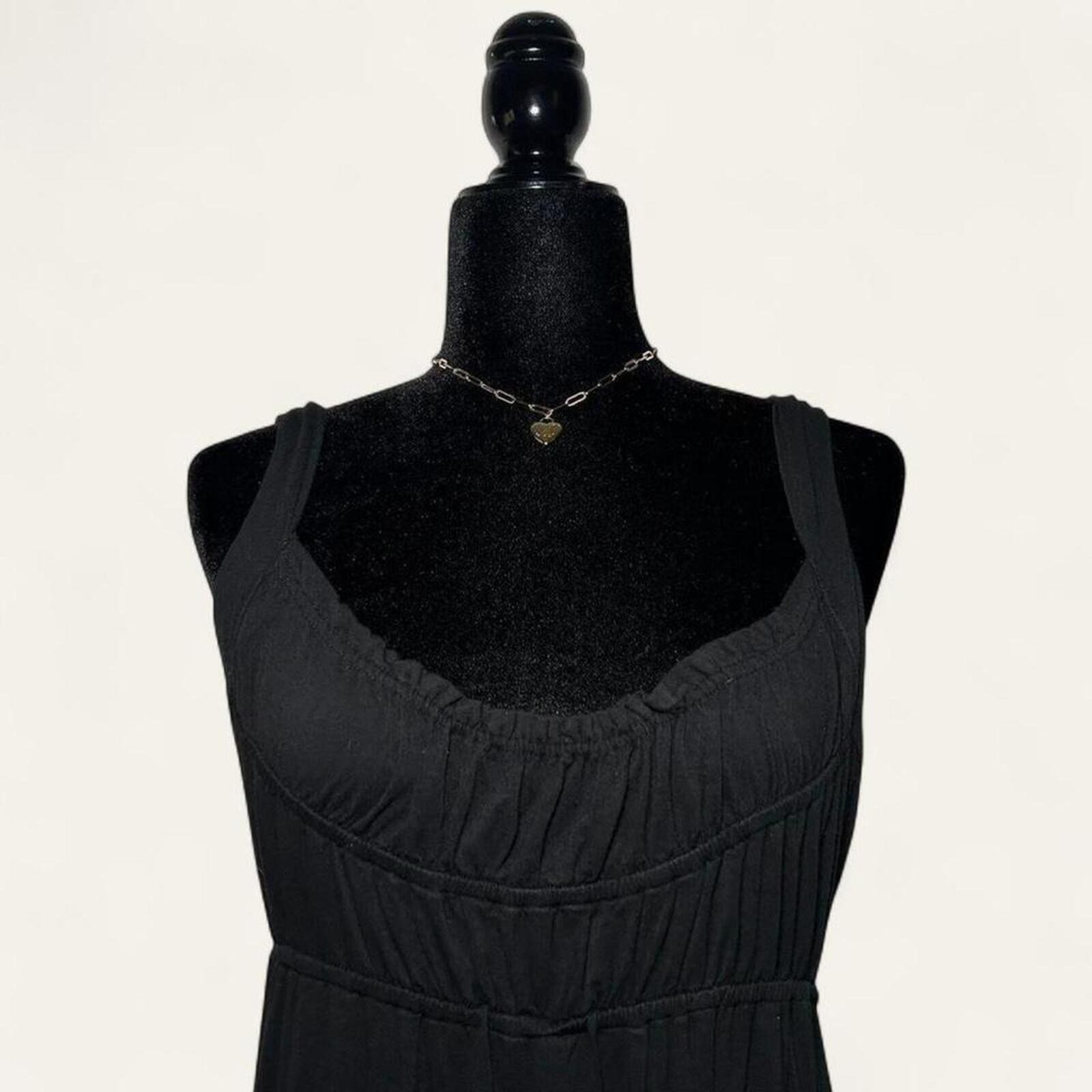 Guess Black Stretch Mini Dress Y2K Bodycon Indie Sleaze Size M
