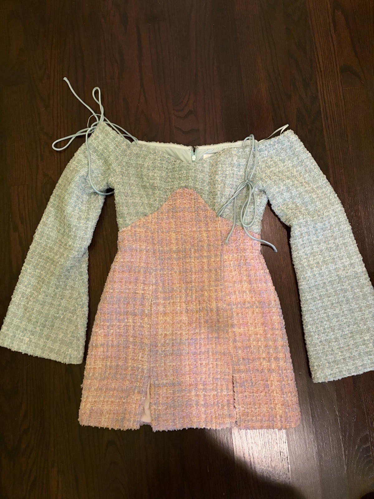 These Three Boutique OTS Sequin Mini Dress- Ivory Size Medium
