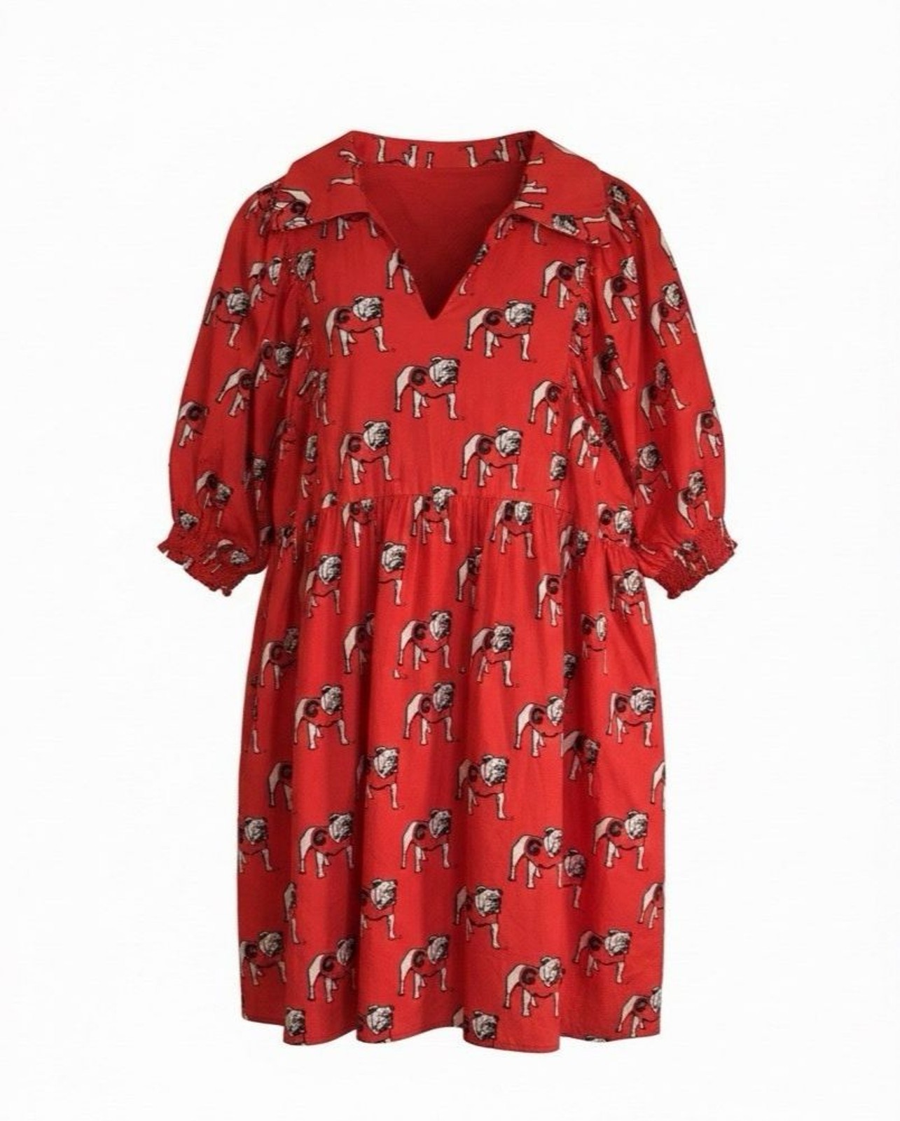 Stewart Simmons Tailgate Dress Women’s 2XL University of Georgia Bulldogs Red