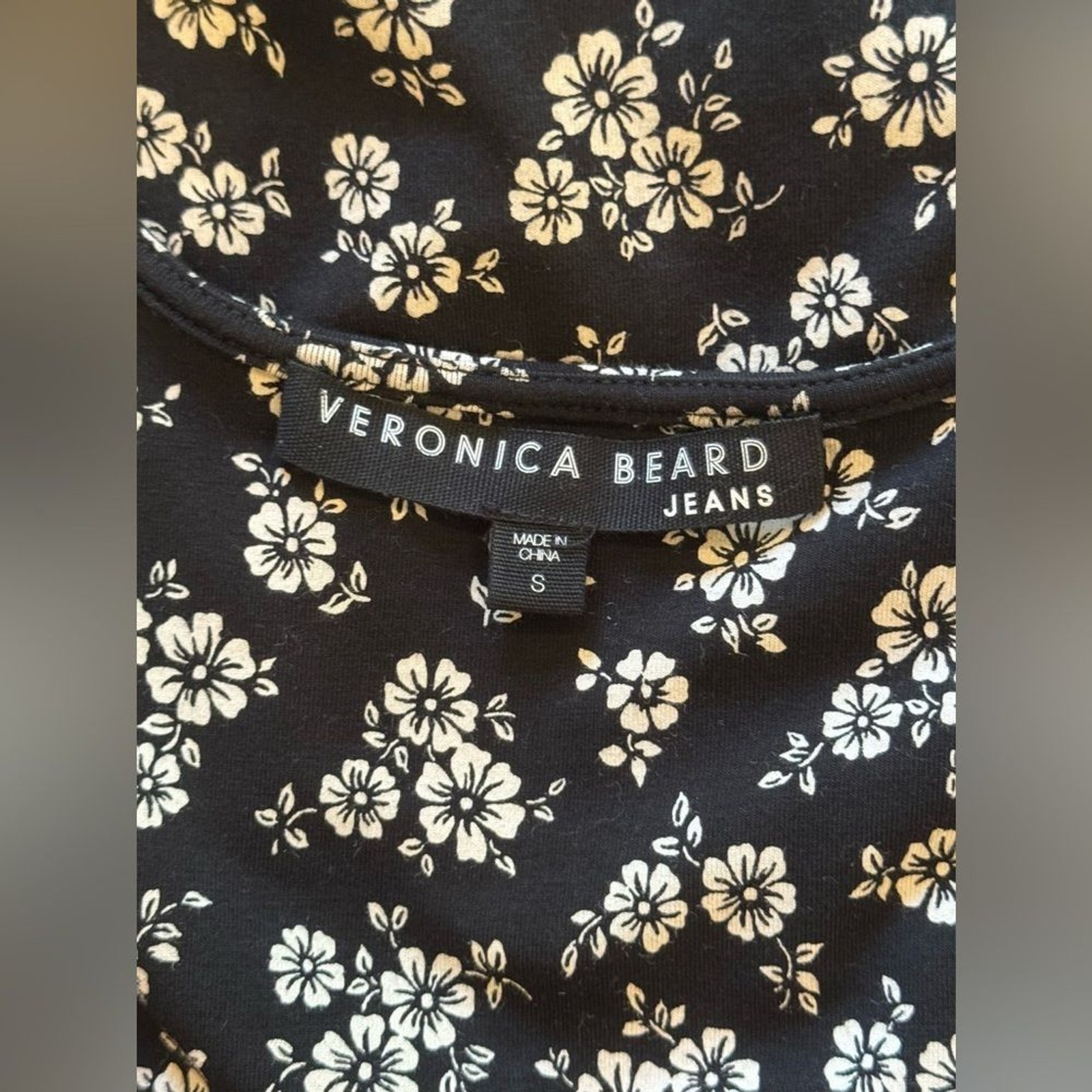 NWOT Veronica Beard Mariposa B&W Floral Dress Size S (Retail $298)