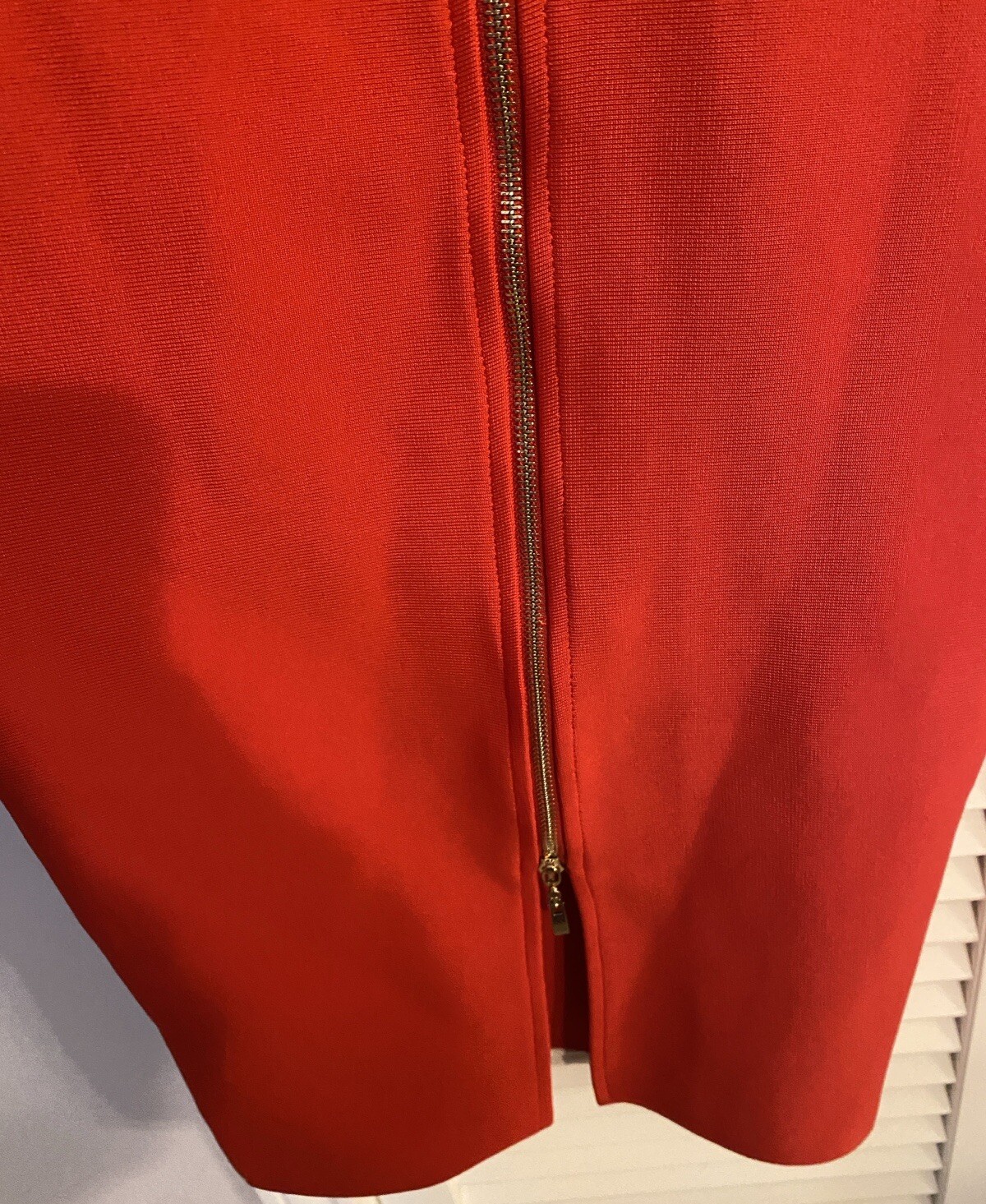 SHEIN ADYCE Double Strappy One Shoulder Bodycon Dress RED Size M