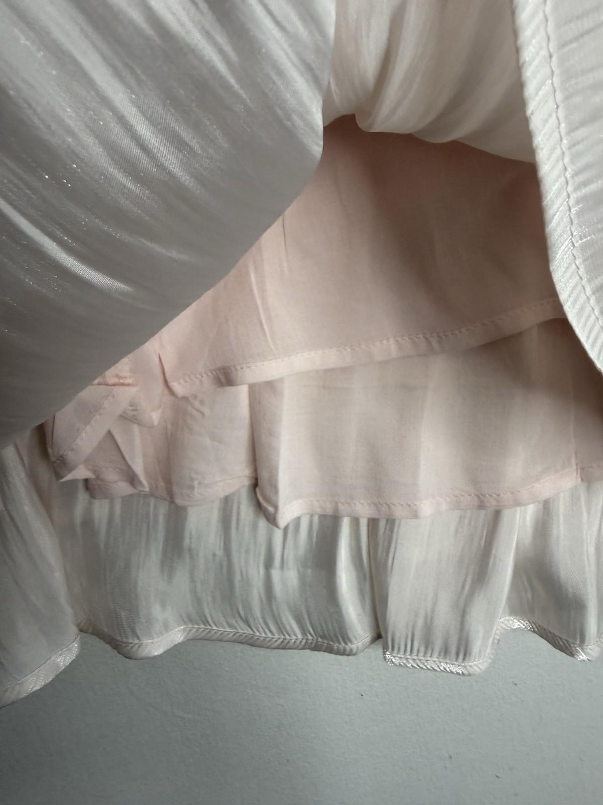 Free People Daisy Mini Ballet Slipper Size M Pink Rose Strapless Fairy Dress