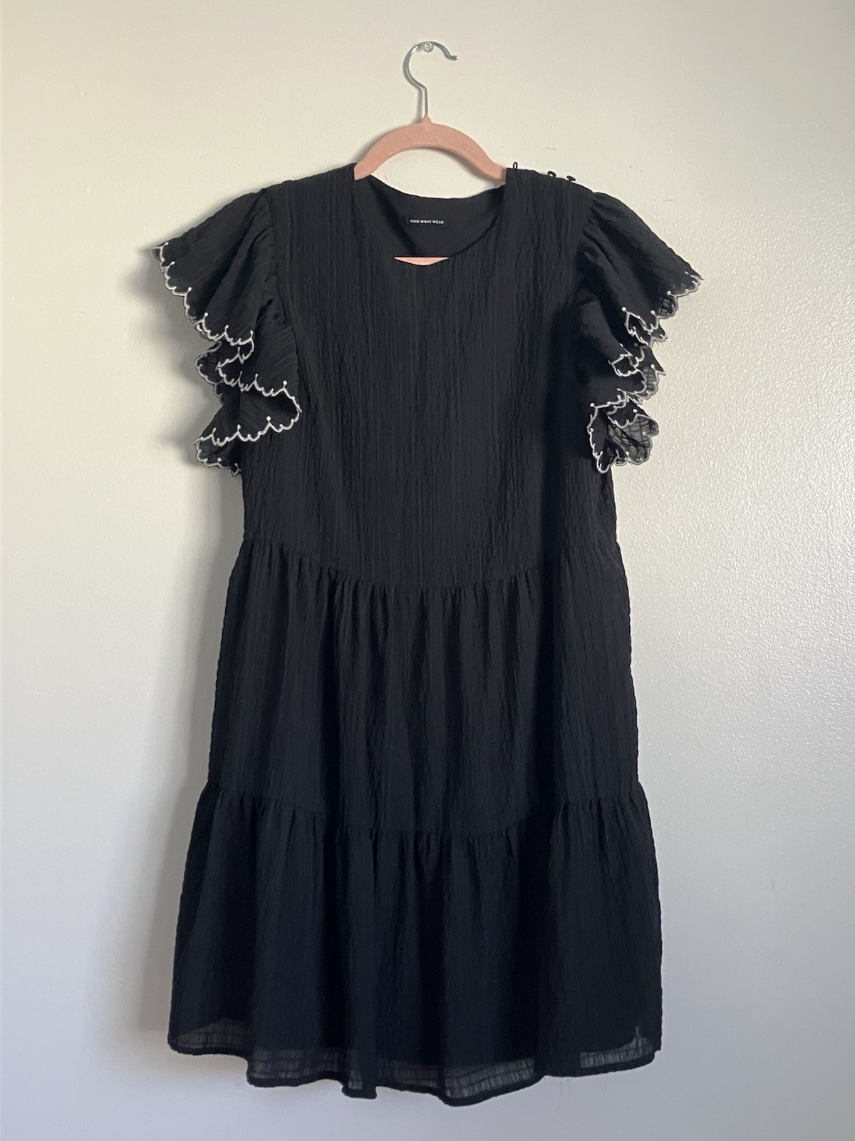 Who What Wear Mini Dress S Cottagecore Babydoll Tier Prairie Bohochic Coquette