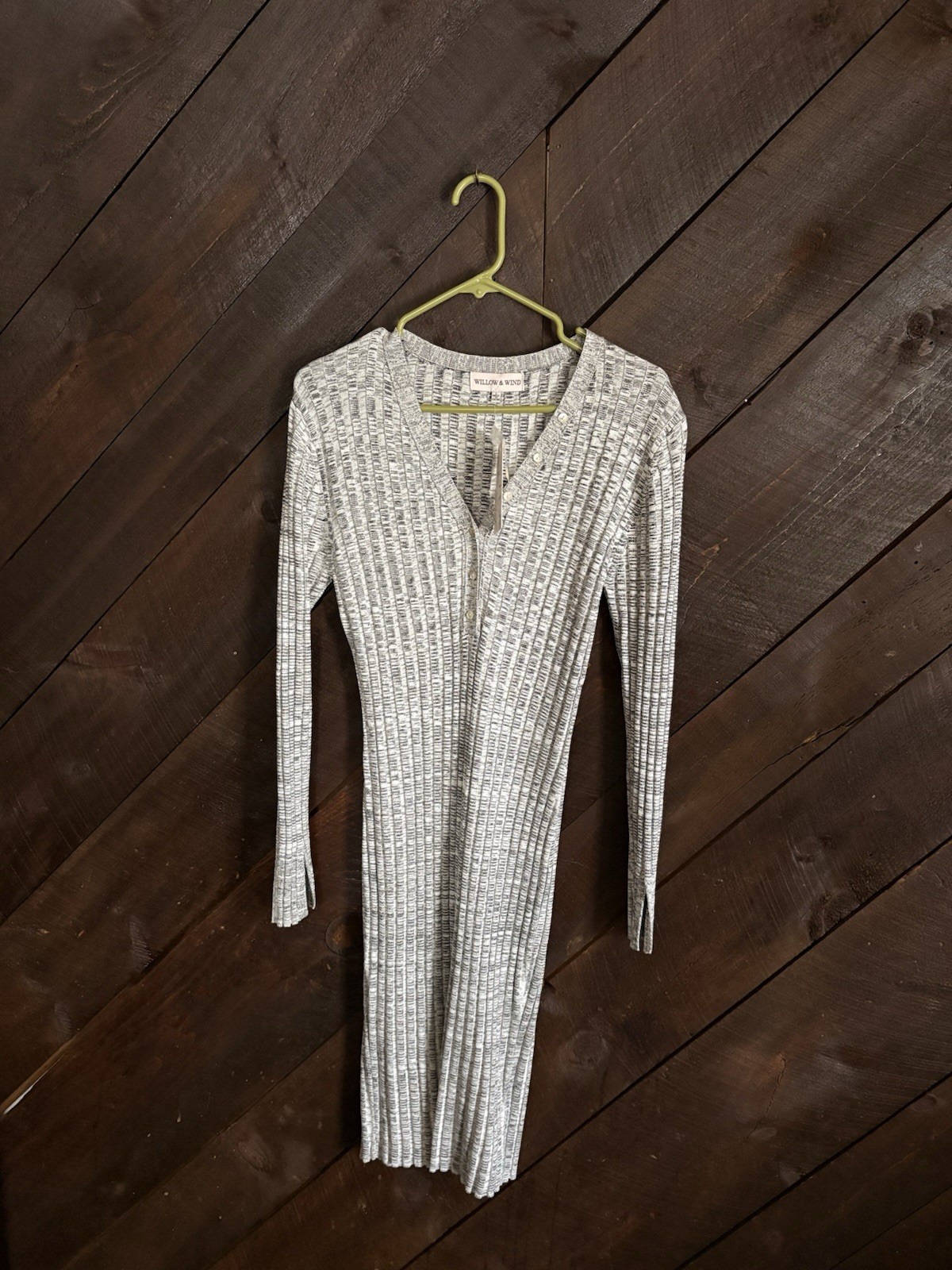 Willow and Wind White and Black Knitted Sundress Size L New with Tags