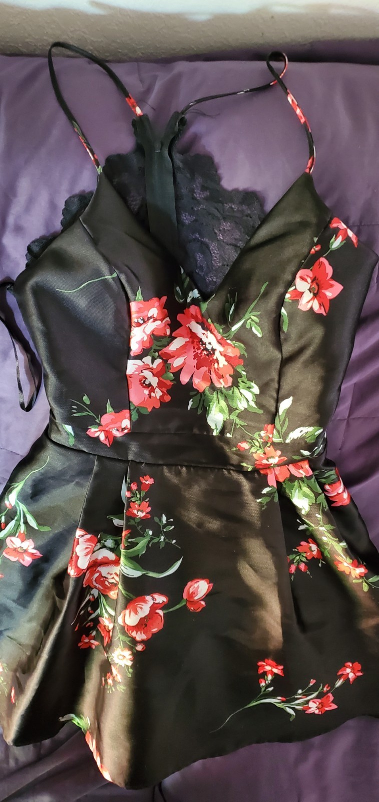 B. Smart Women’s Sleeveless Size 9 Black Floral Dress with Criolyn EUC
