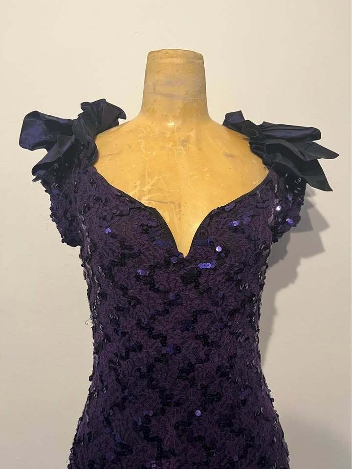 Vintage Flirtations by Alfred Angelo Sequined Mermaid Gown