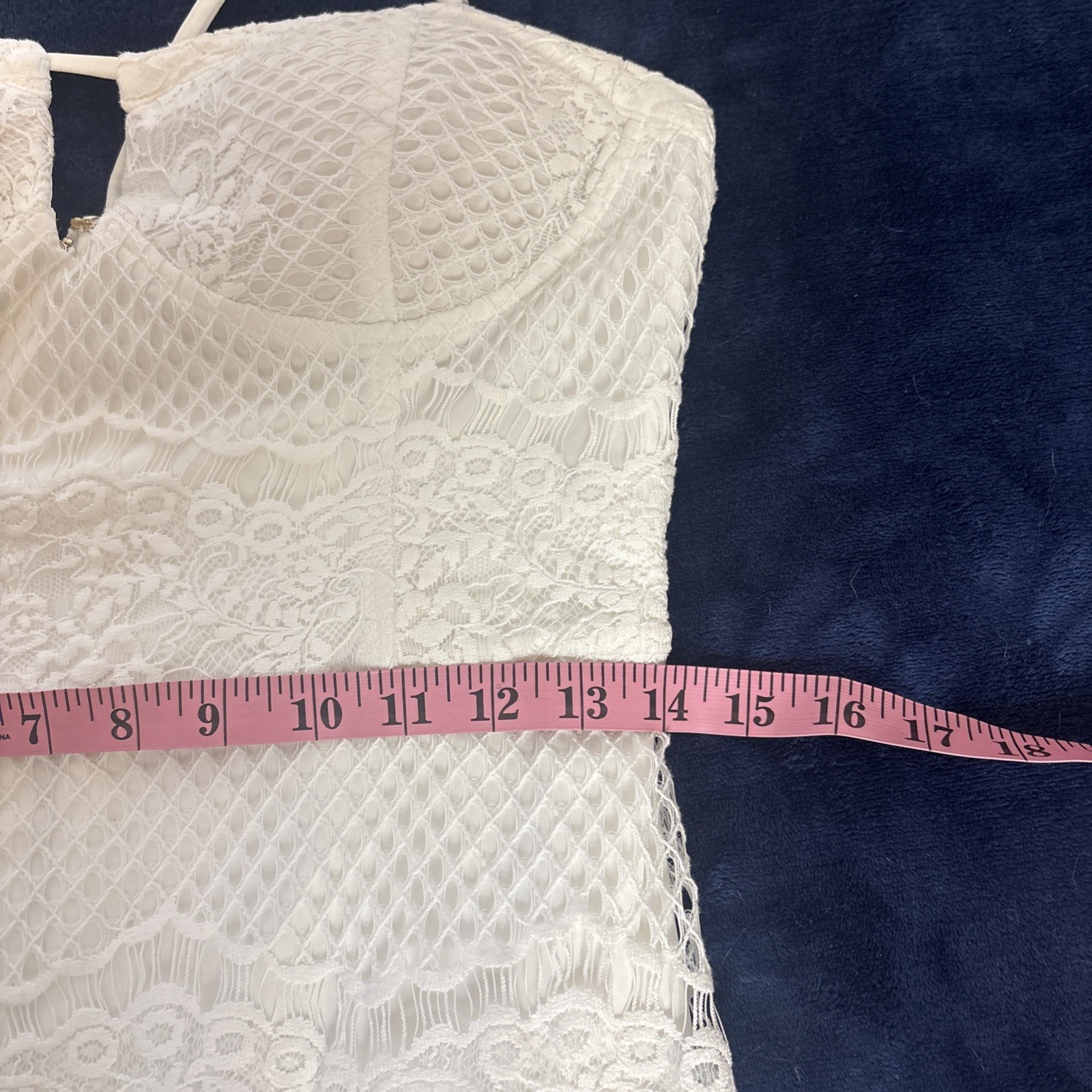 Guess Cream ivory Cocktail evening wedding Dress size 8