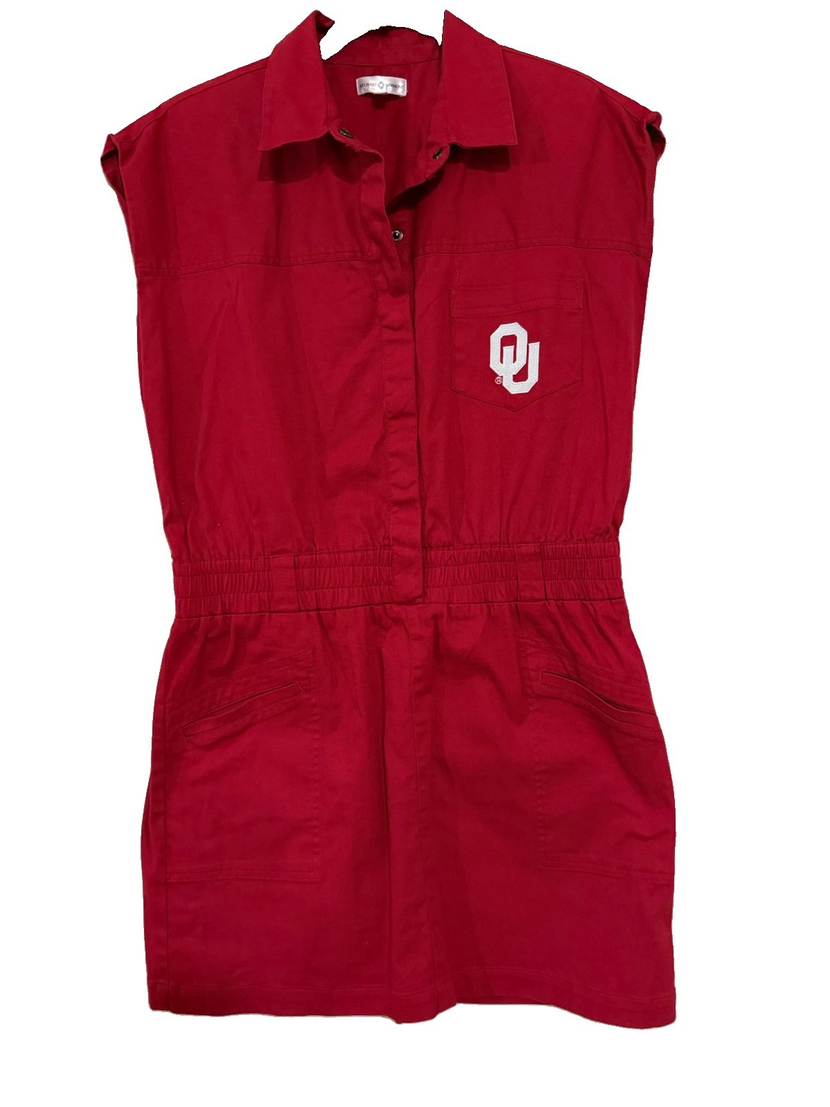 Stewart Simmons Oklahoma Sooners Varsity Dress Crimson Size Large Sleeveless