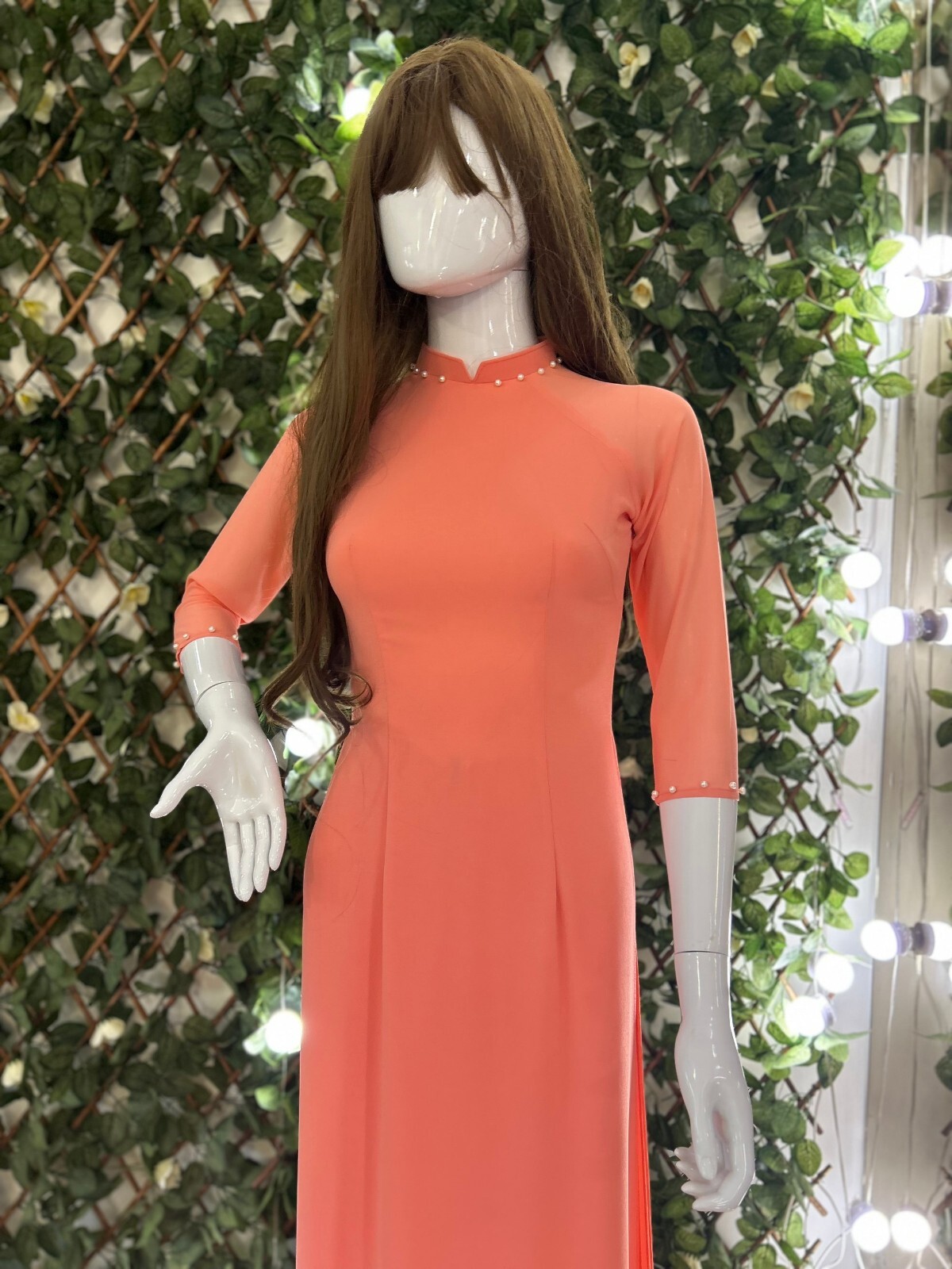 Premium Vietnamese Double Layers High Quality Silk Ao Dai