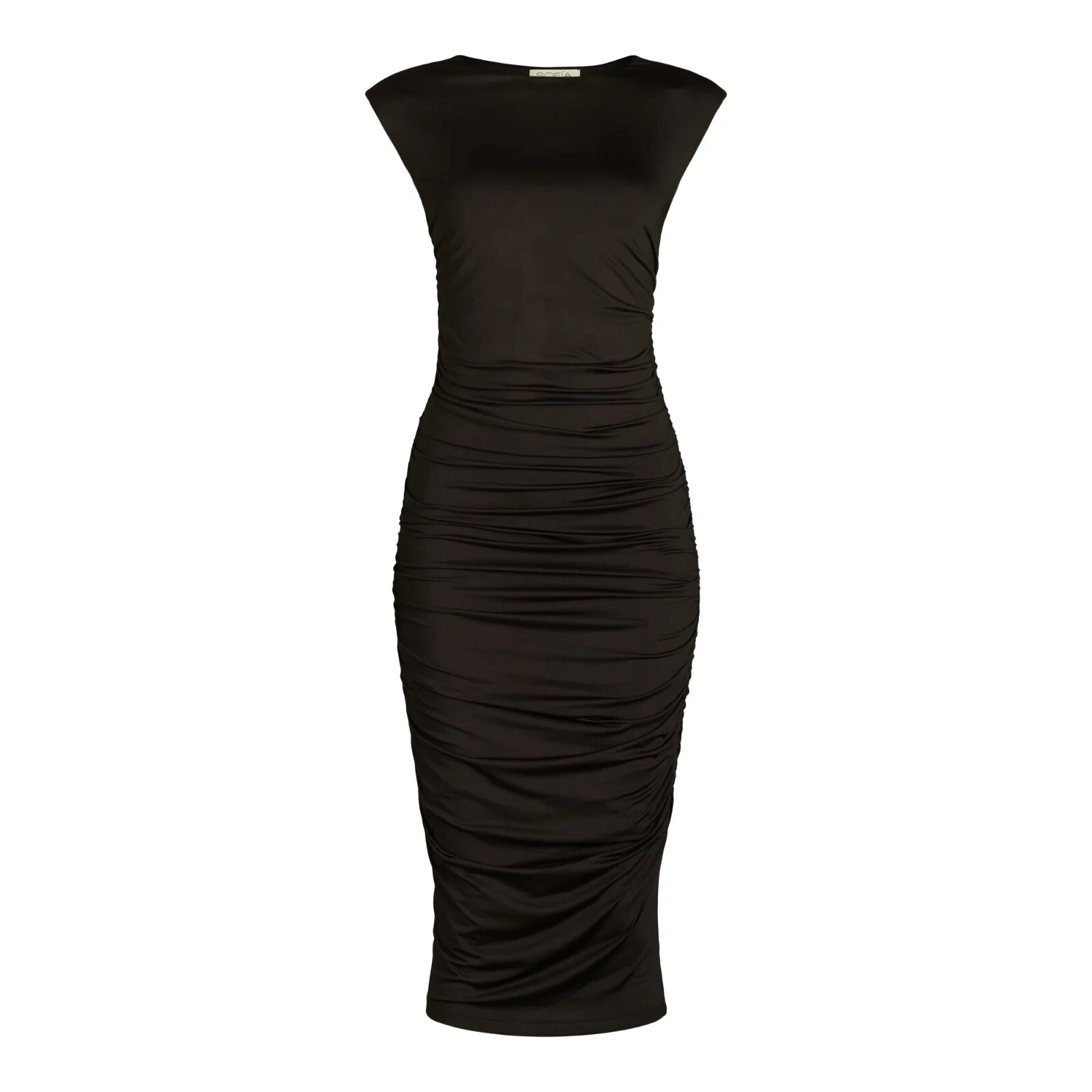 Sofia Jeans Women’s XL 16-18 Sleeveless Open Back Midi Dress, Below Knee Length