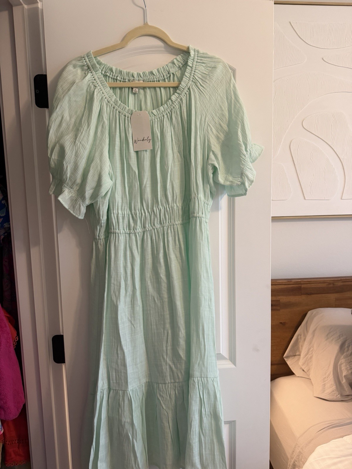 Wonderly XL Dress Teal Brand New With Tags