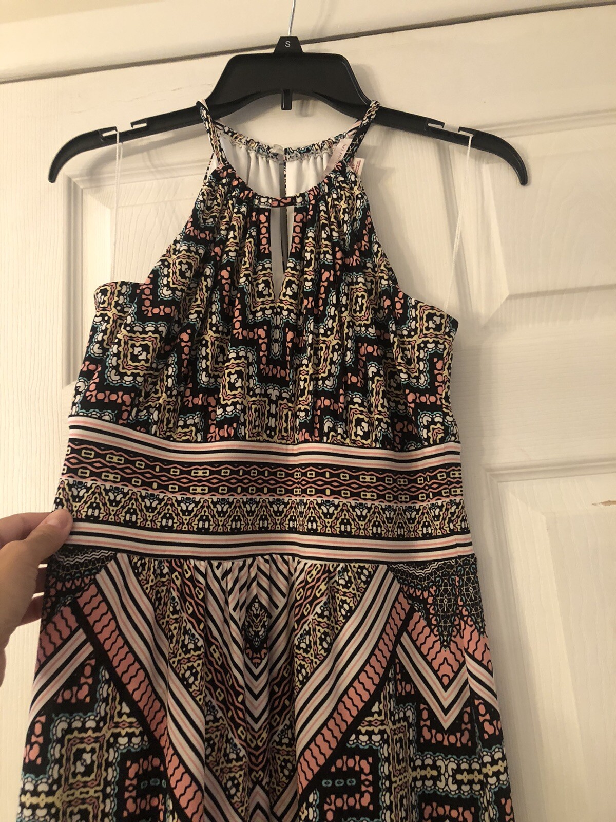 Db established 1962 Womens Multicolor Casual Dress, Size 4P, Halter Neck