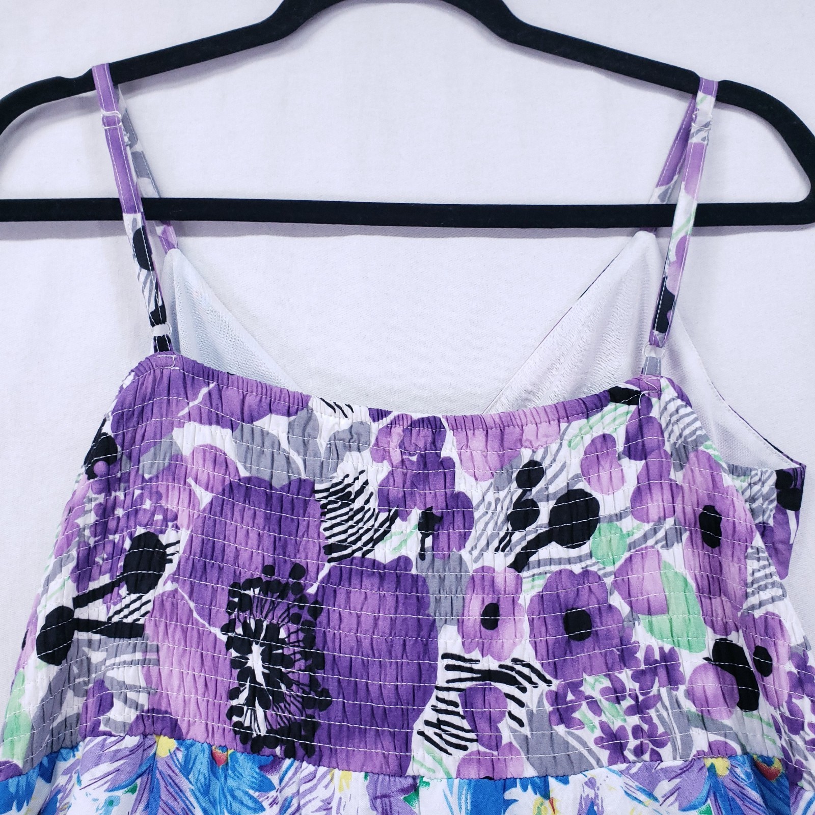 Flora Paris Design Made In French A Line Dress Size Small Floral Multicolor