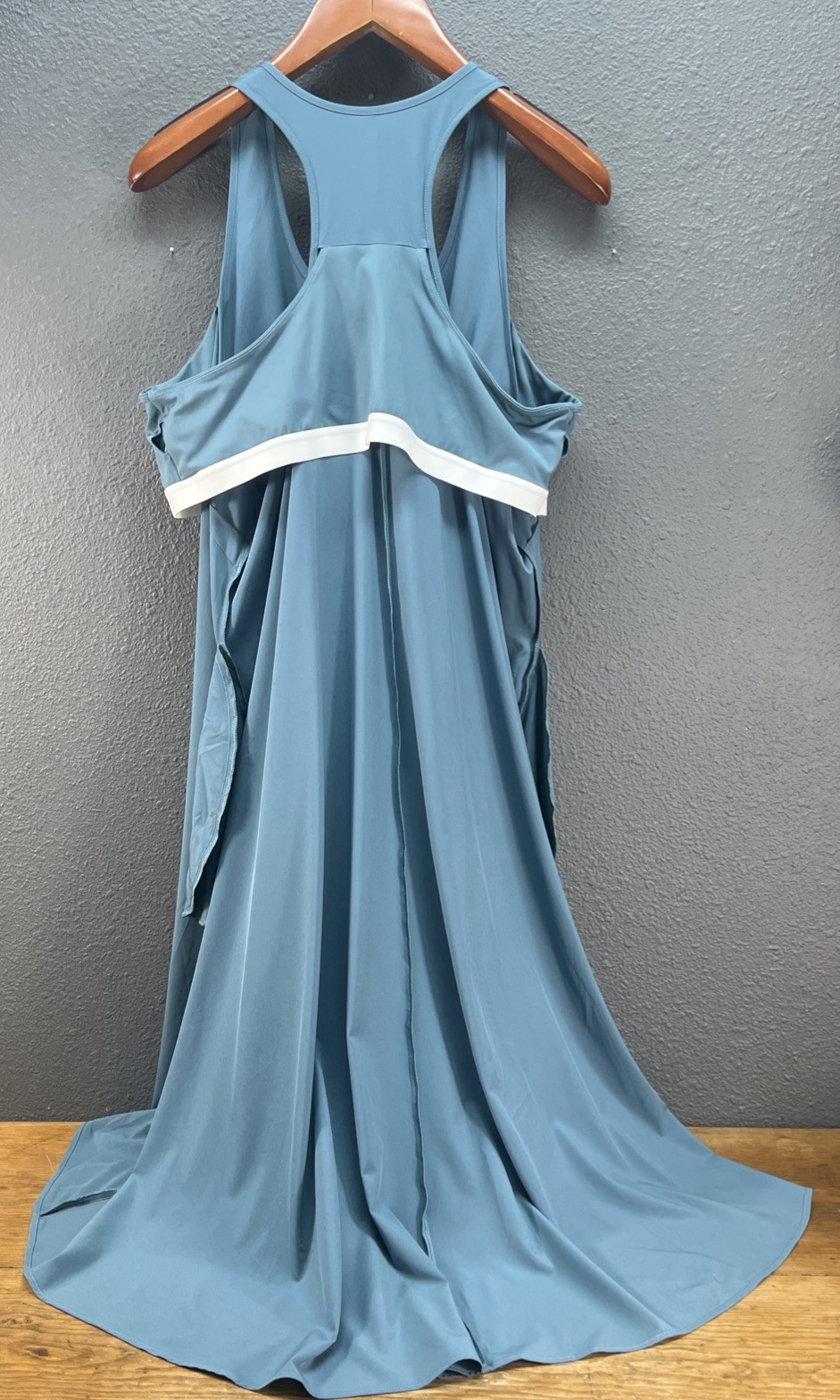 Halara Breezeful Backless Racerback Side Pocket High Low Flowy Midi Quick Dry 1X