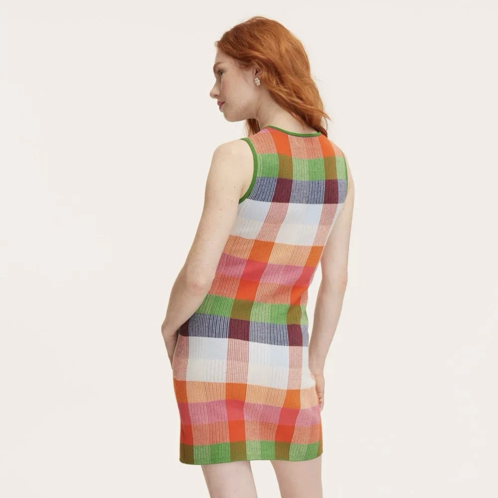 Plaid Mini Sweater Dress Red/Pink/Green/Blue M – kate spade new york x Target