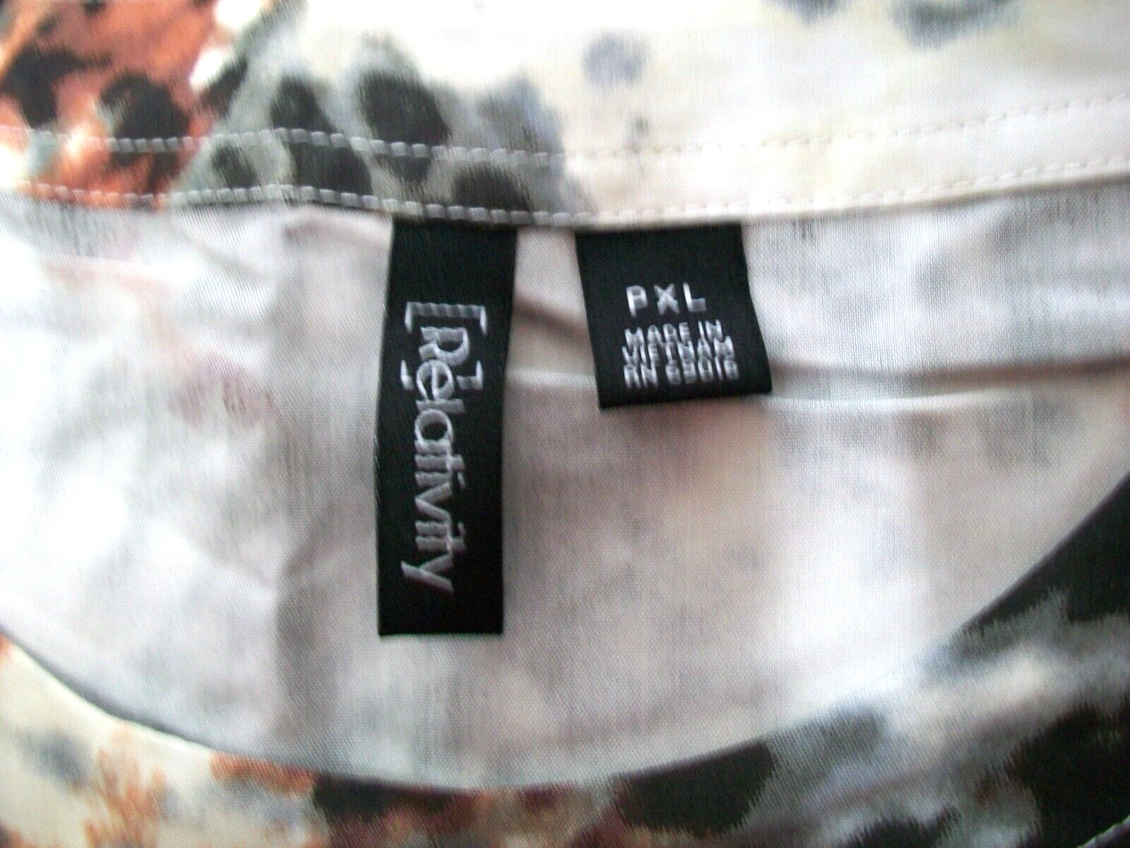 RELATIVITY PXL NO WRINKLE SHORT SILKY CAMO DRESS SUNDRESS~DRAWSTRING WAIST~