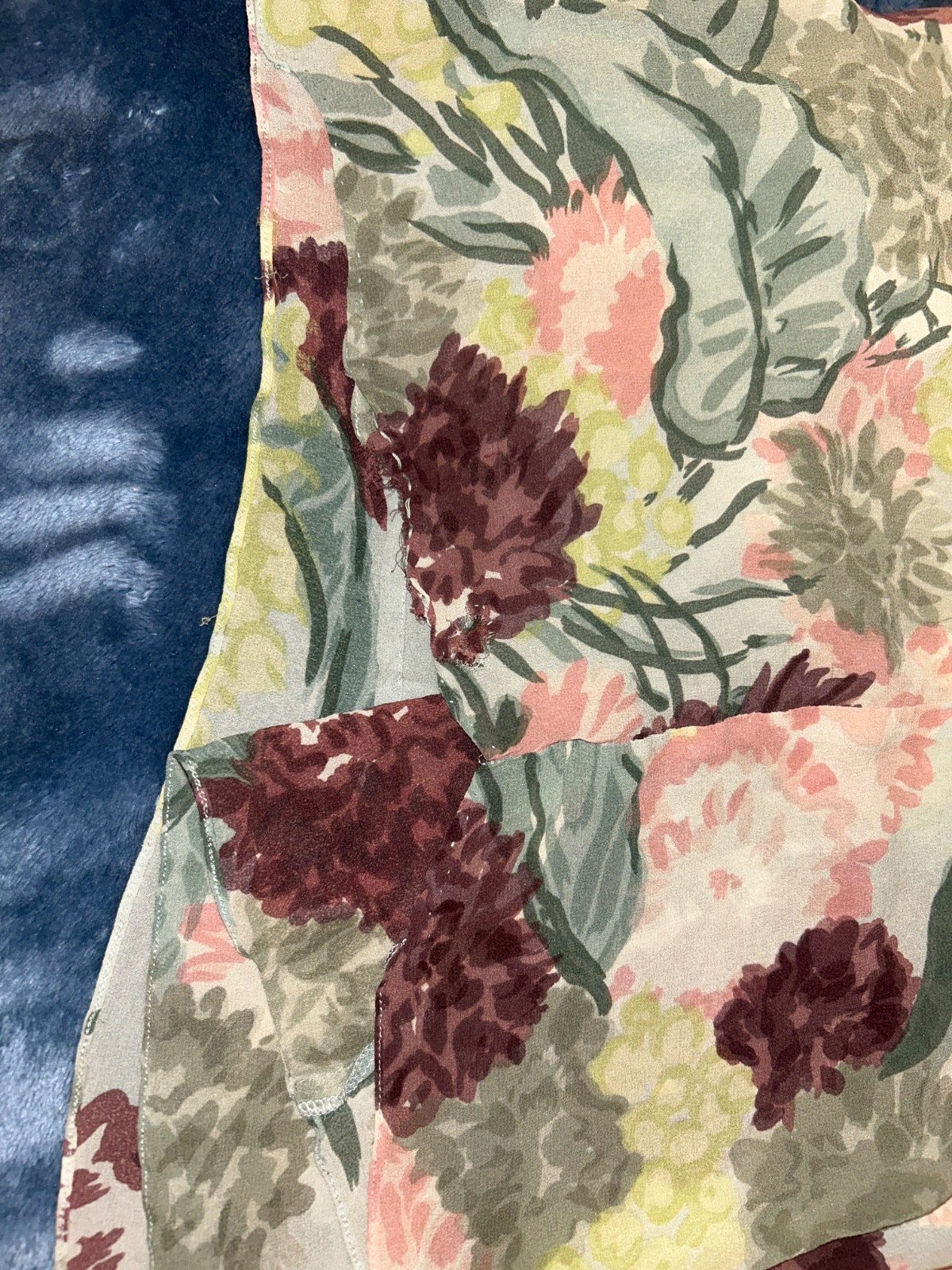 J Crew Dress – Womens Size 2 / Green, Floral Print 100% Silk Dress