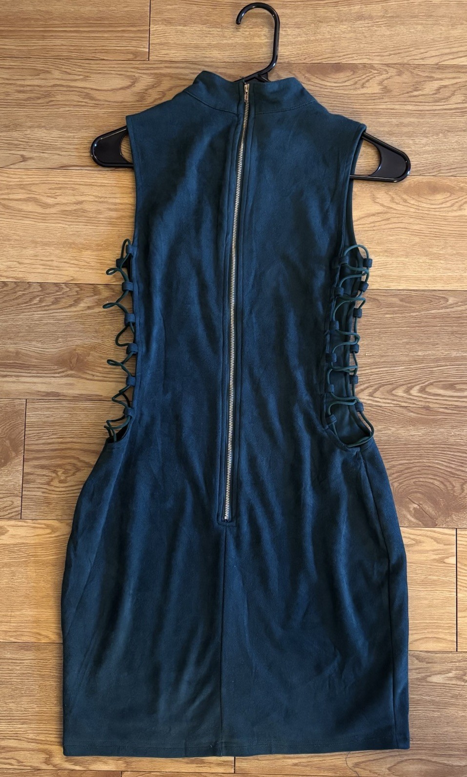 Windsor Emerald Green Y2K Lace Up Dress Women’s Medium