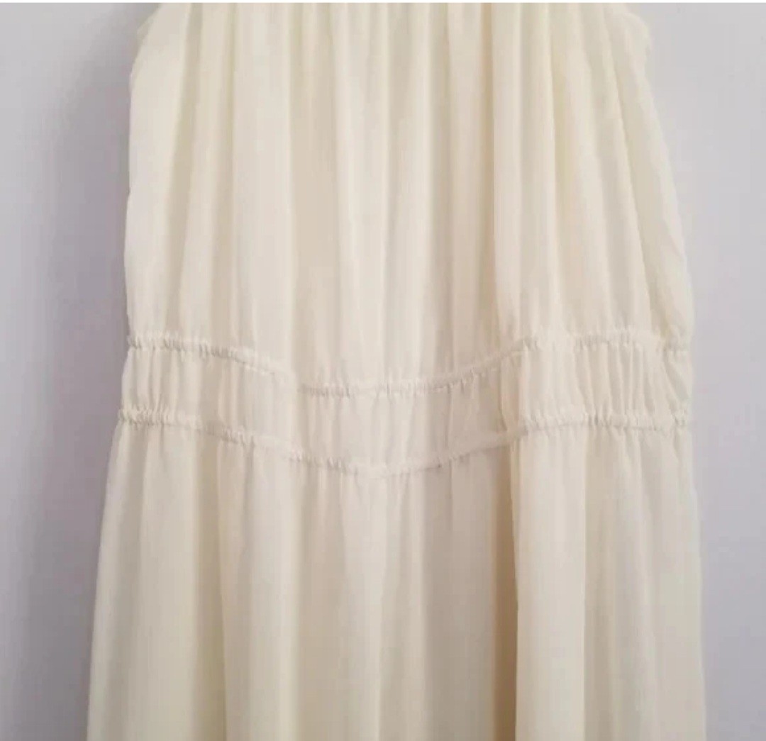 NWT universal thread Cream Chiffon Maxi Dress Size XL