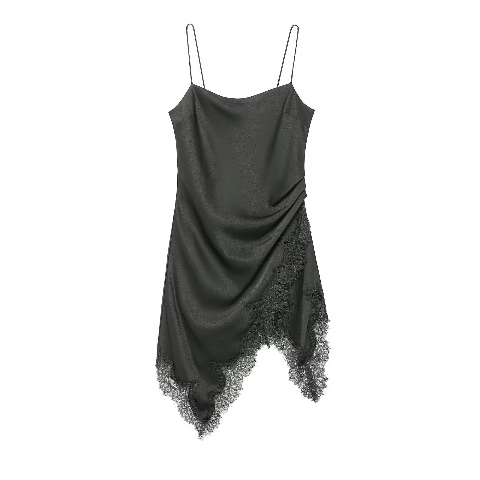 New Women’s Polyester Lace Lingerie Style Straps Dress