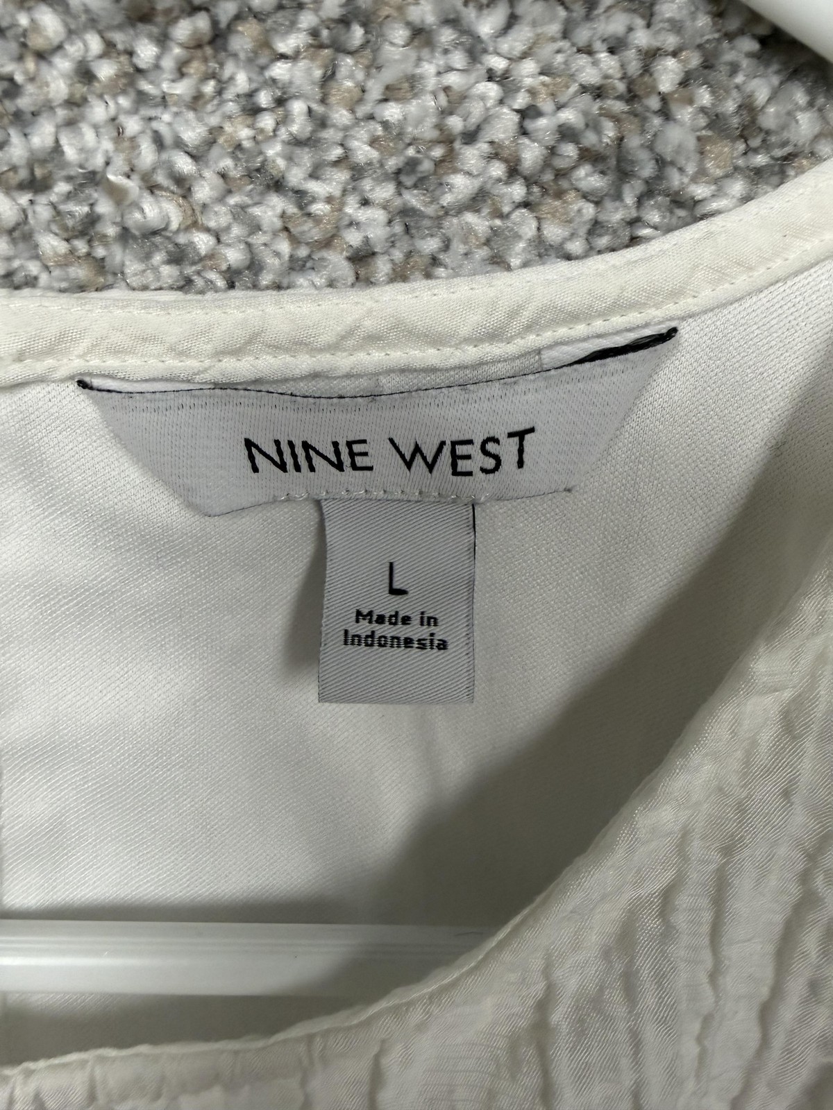 Nine West Dress Large Cottagecore Prairie Coastal Grandmother Clean Girl Scandi