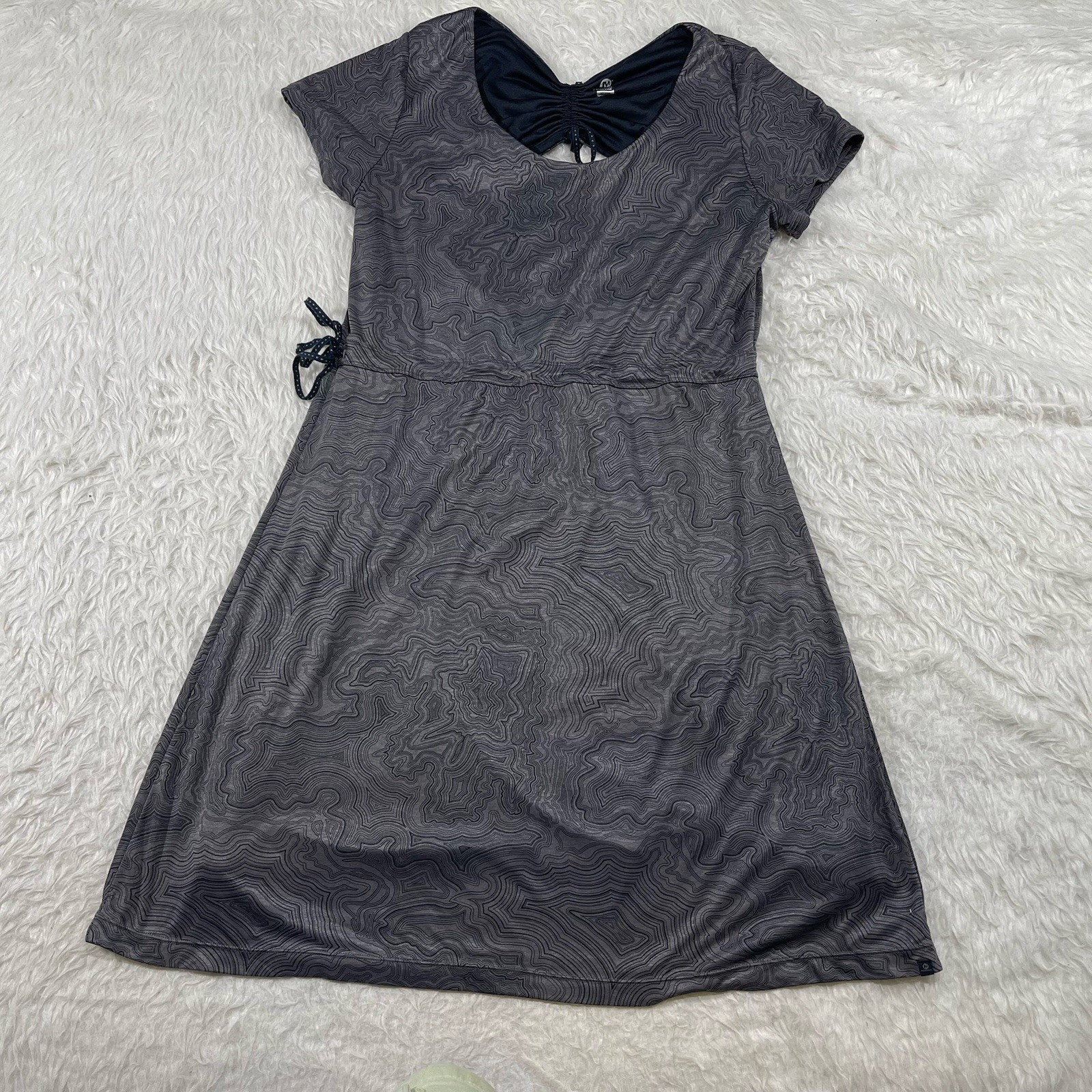 Merrell Womens Size XL Select Wick Gray Short Sleeve Fitness Dress S15